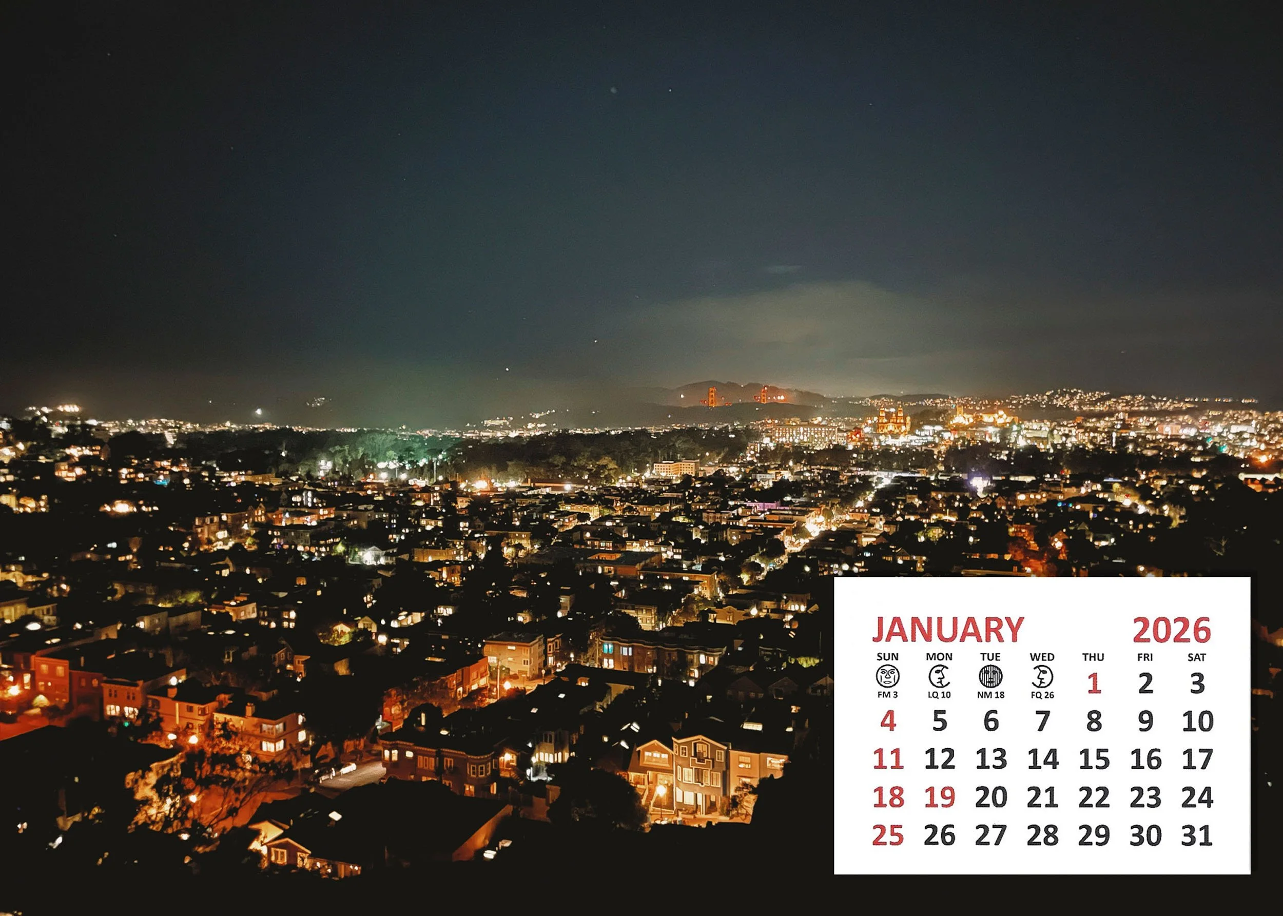 2026 Calendar Giveaway 