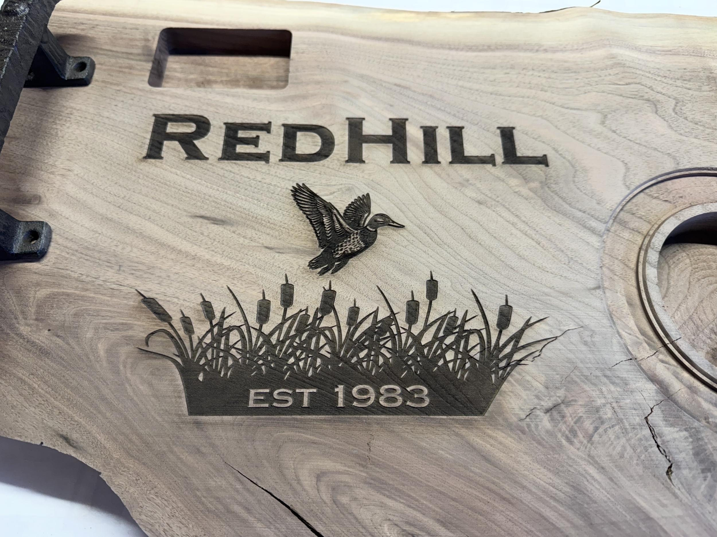 Add On 1 Laser Etching & Personalization of Board With a basic Laser Etching Design