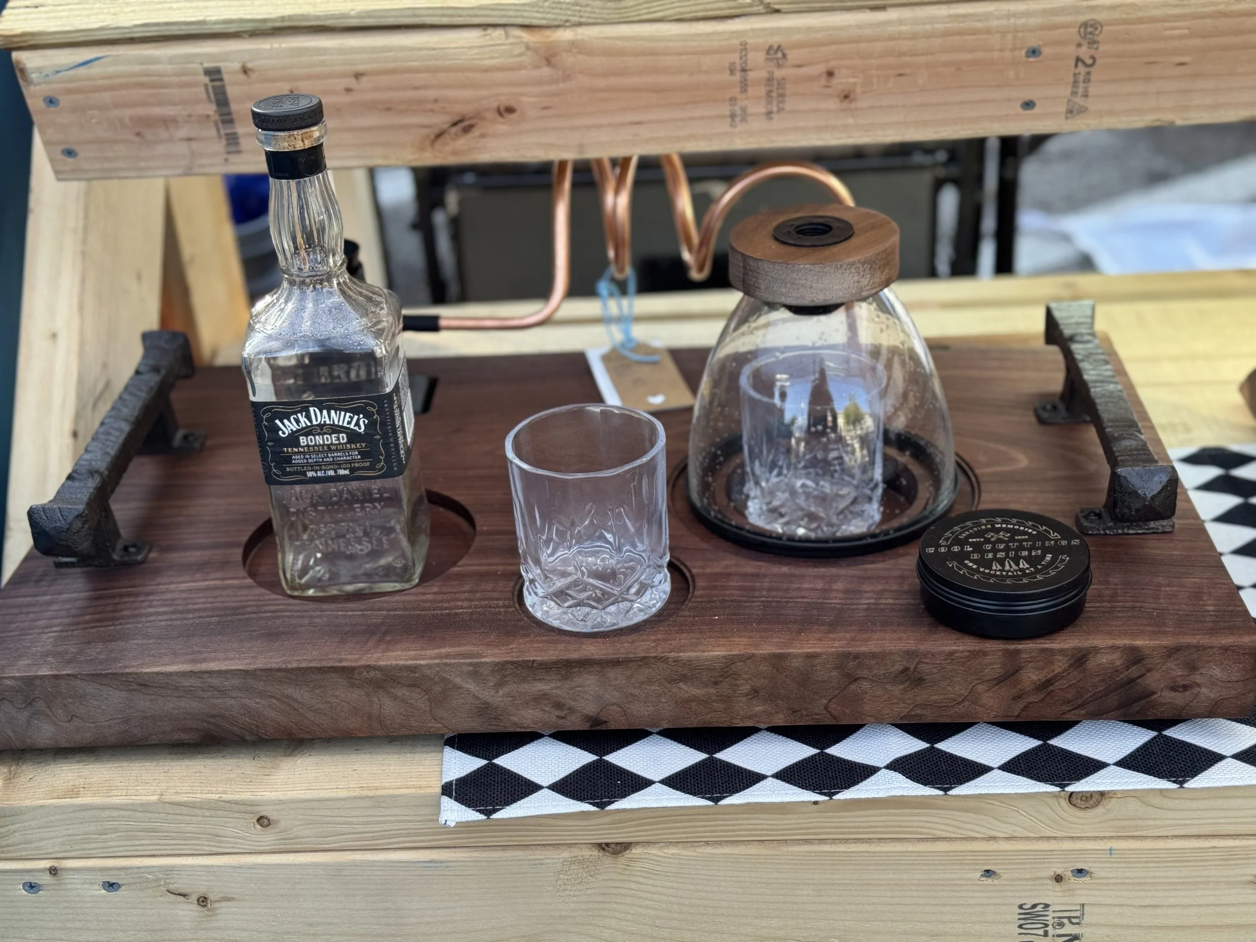 “Built to Order” when no stock available Medium “Live Edge” Cocktail Smoker