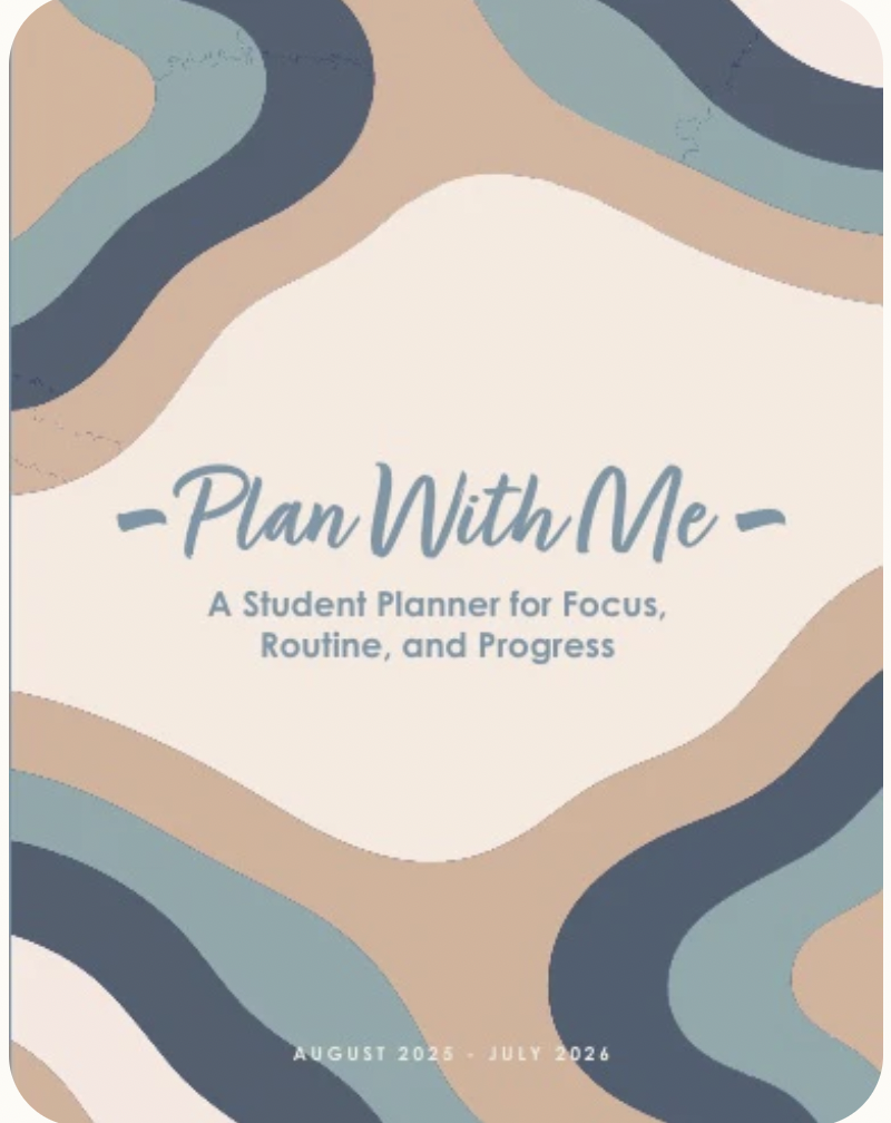 Plan With Me | A Student Planner for Focus, Routine, and Progress