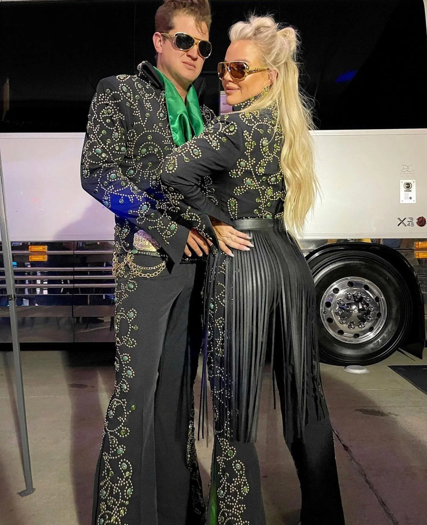 I didn&rsquo;t dress up for Halloween this year, but I got my client and his babe of a  wife set up with some serious Elvis vibes!!! 🤩🤩🤩
Love you guys!!!!! This picture is epic!!
@jonpardi @summer_pardi