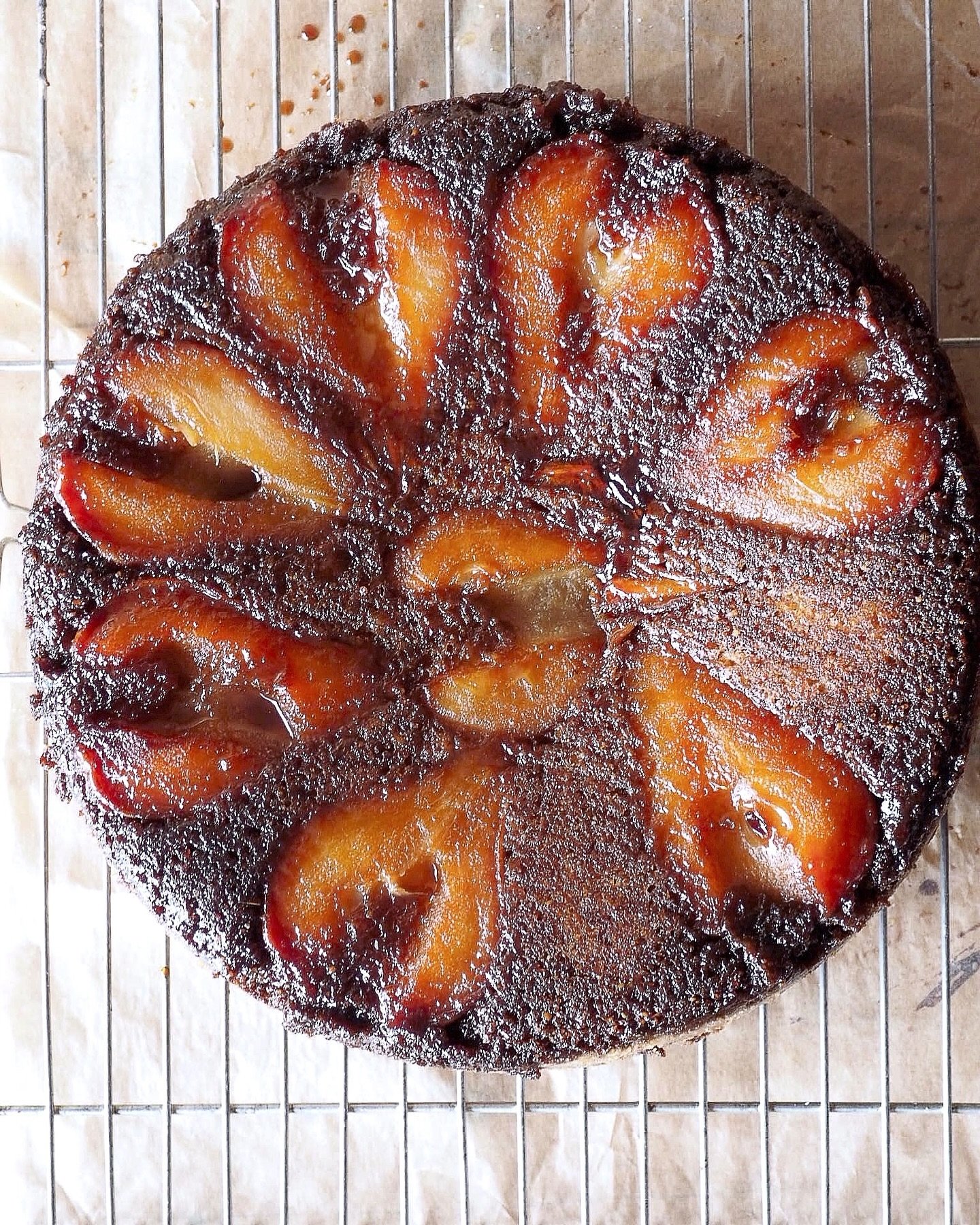 | Spiced pear upside down cake, love baking just because and testing new recipes. 🍐
