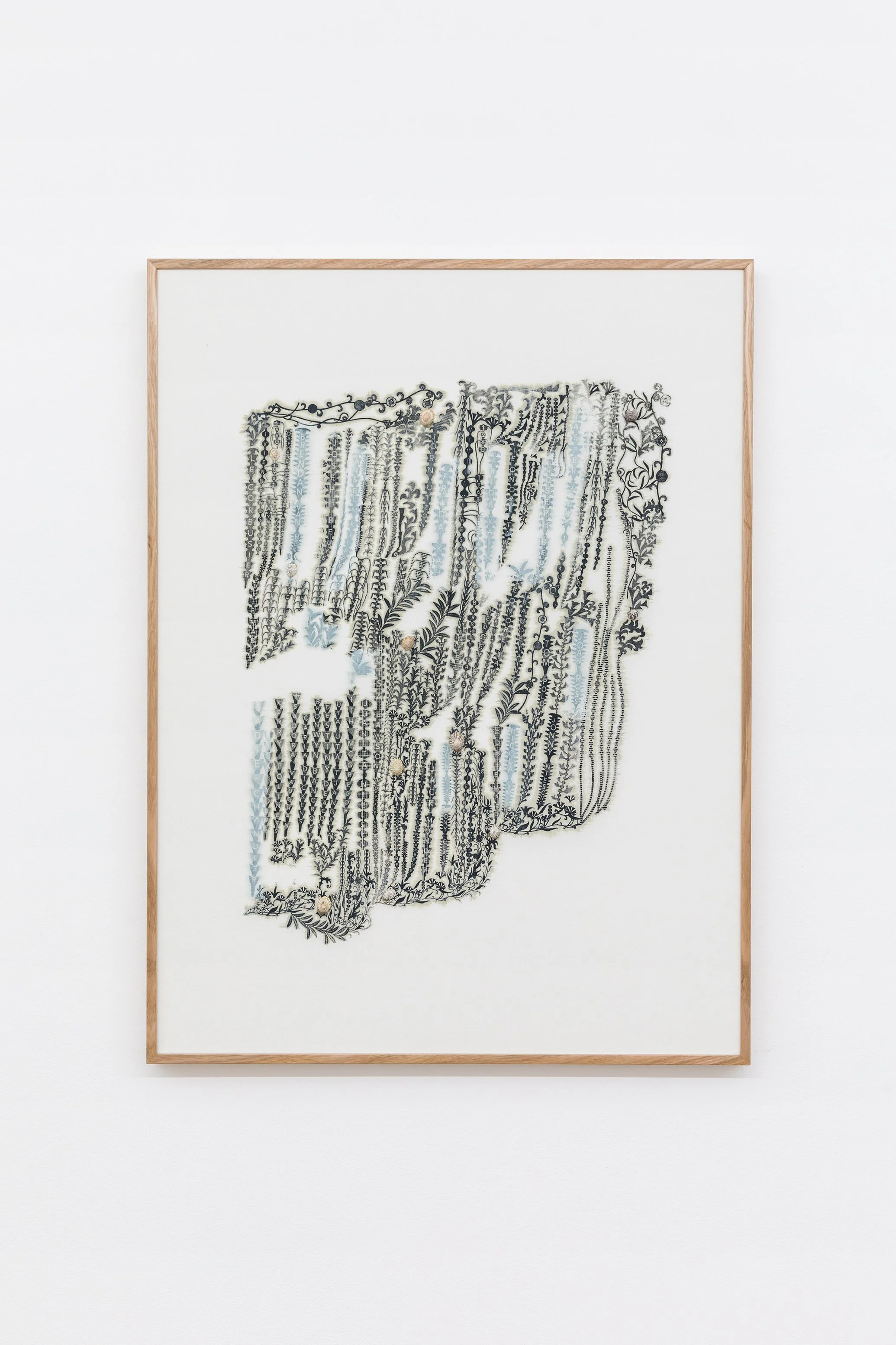 Justin Trendall | Down by the river 2026
Unique state screen print and shells
77 x 103 cm