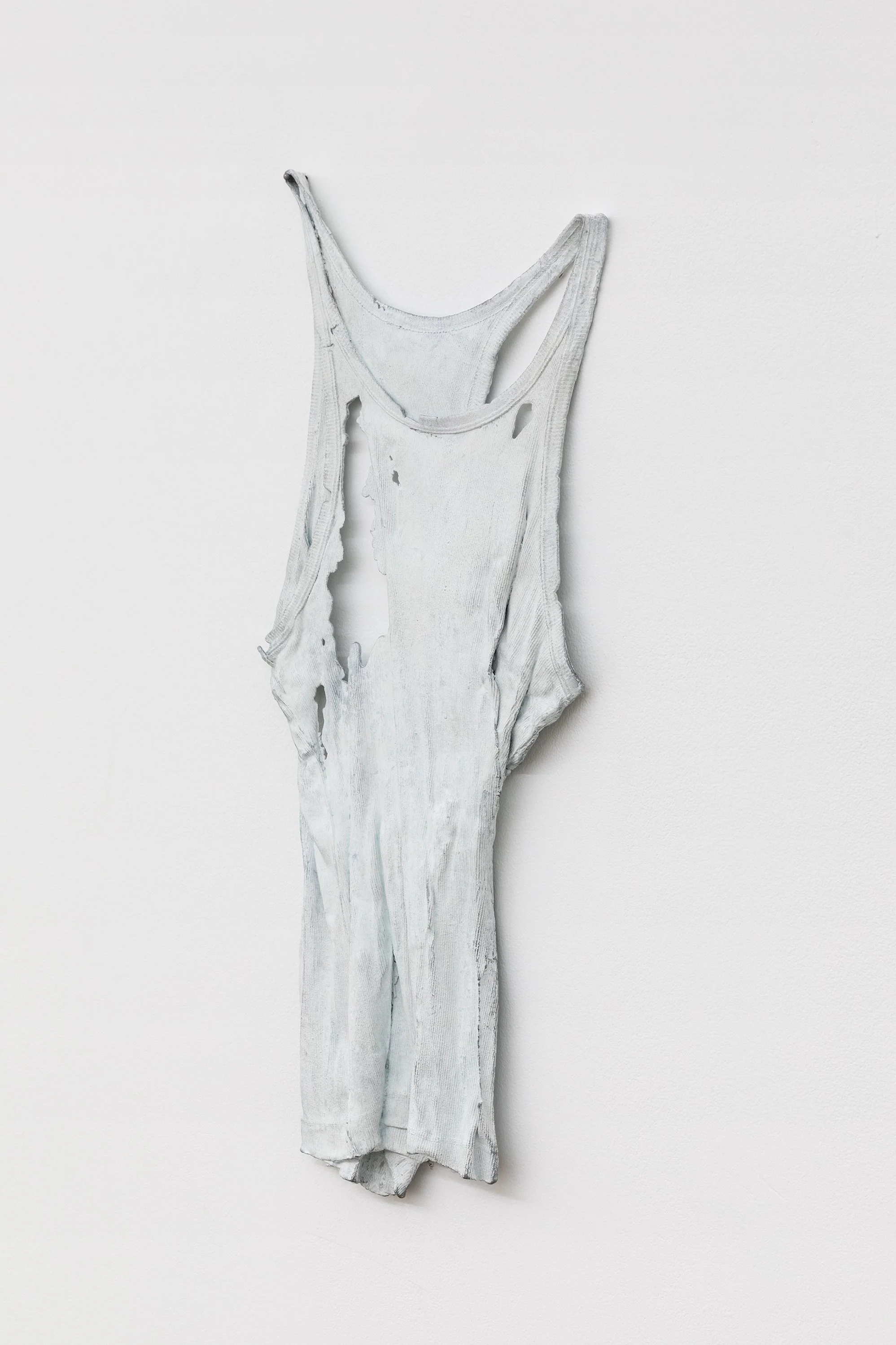 Todd Robinson | Holey singlet, 2025 | patented bronze | 71 x 35 x 4 cm Unique