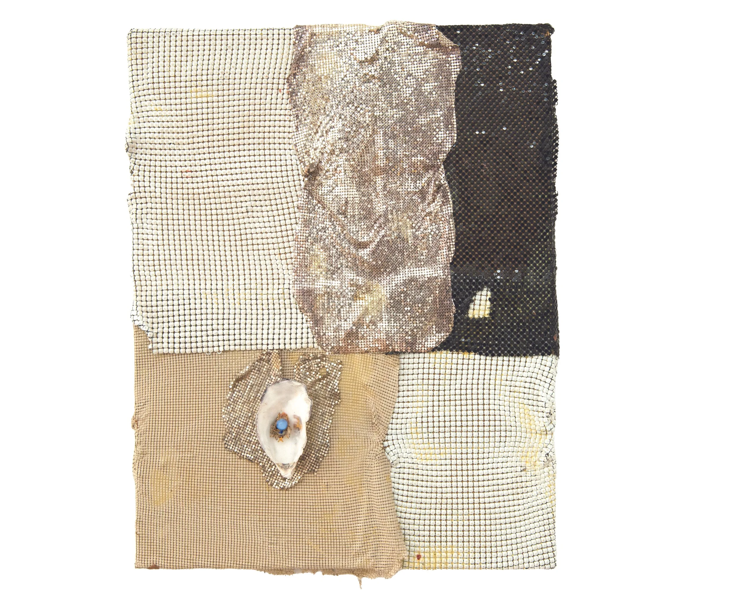 Tara Denny | Only you’ Glomesh 2024 | oyster, brooch | 60cm x 47cm