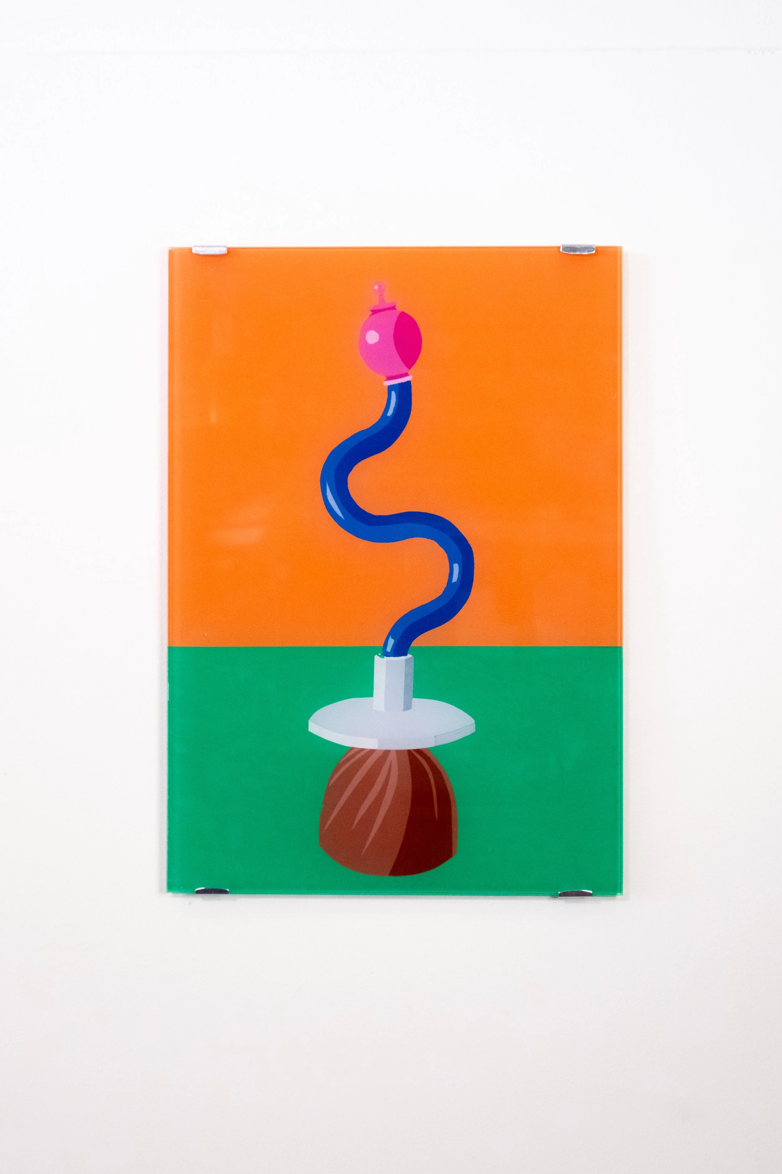 Louise_Paramor_Snakey_2023_Paint on glass_60 x40 cm_Void_Melbourne copy.jpg