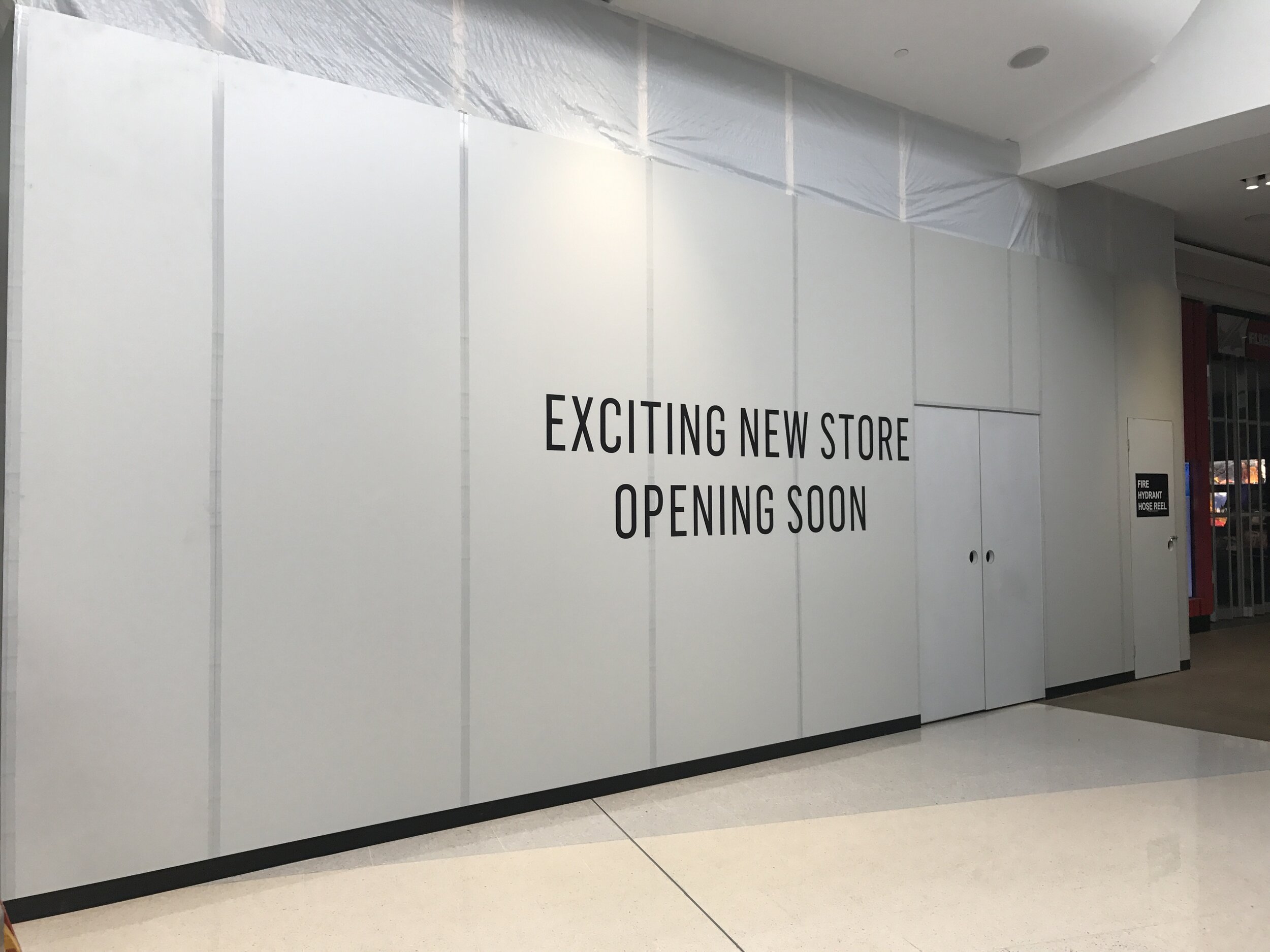 Westfield new store opening soon