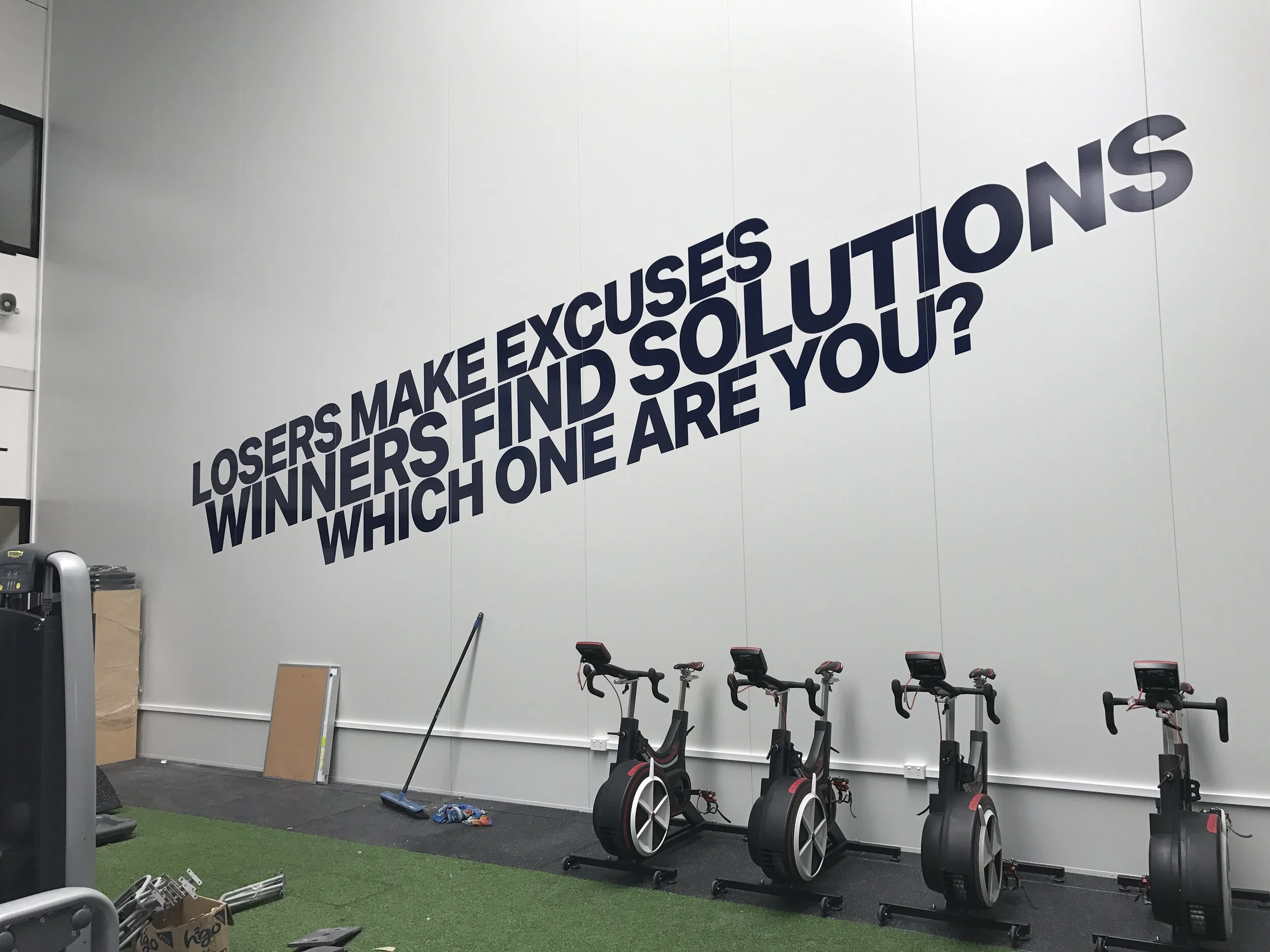 losers vs winners wall quote decal