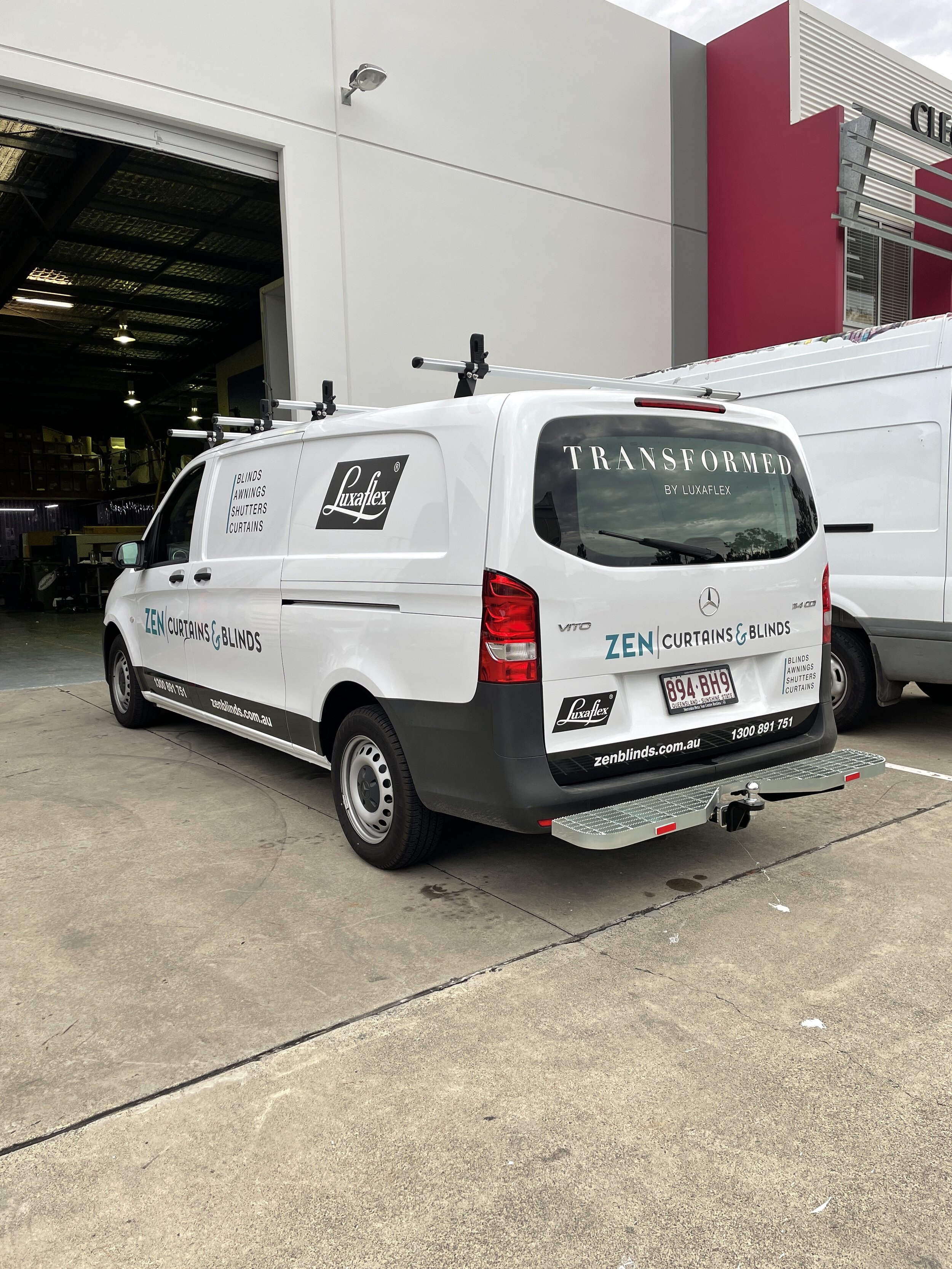 zen curtains and blinds vehicle decals