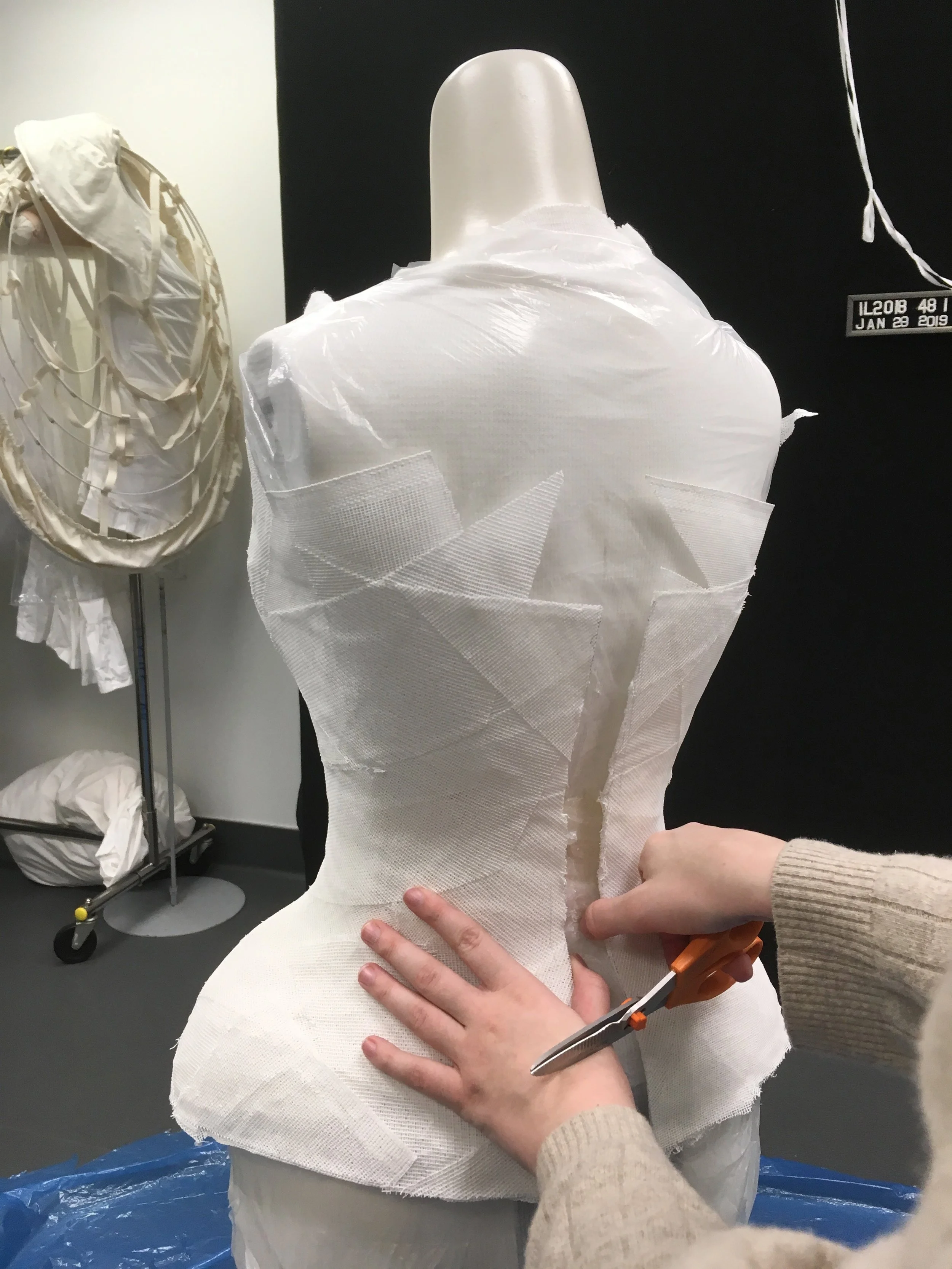 It was removed with care.