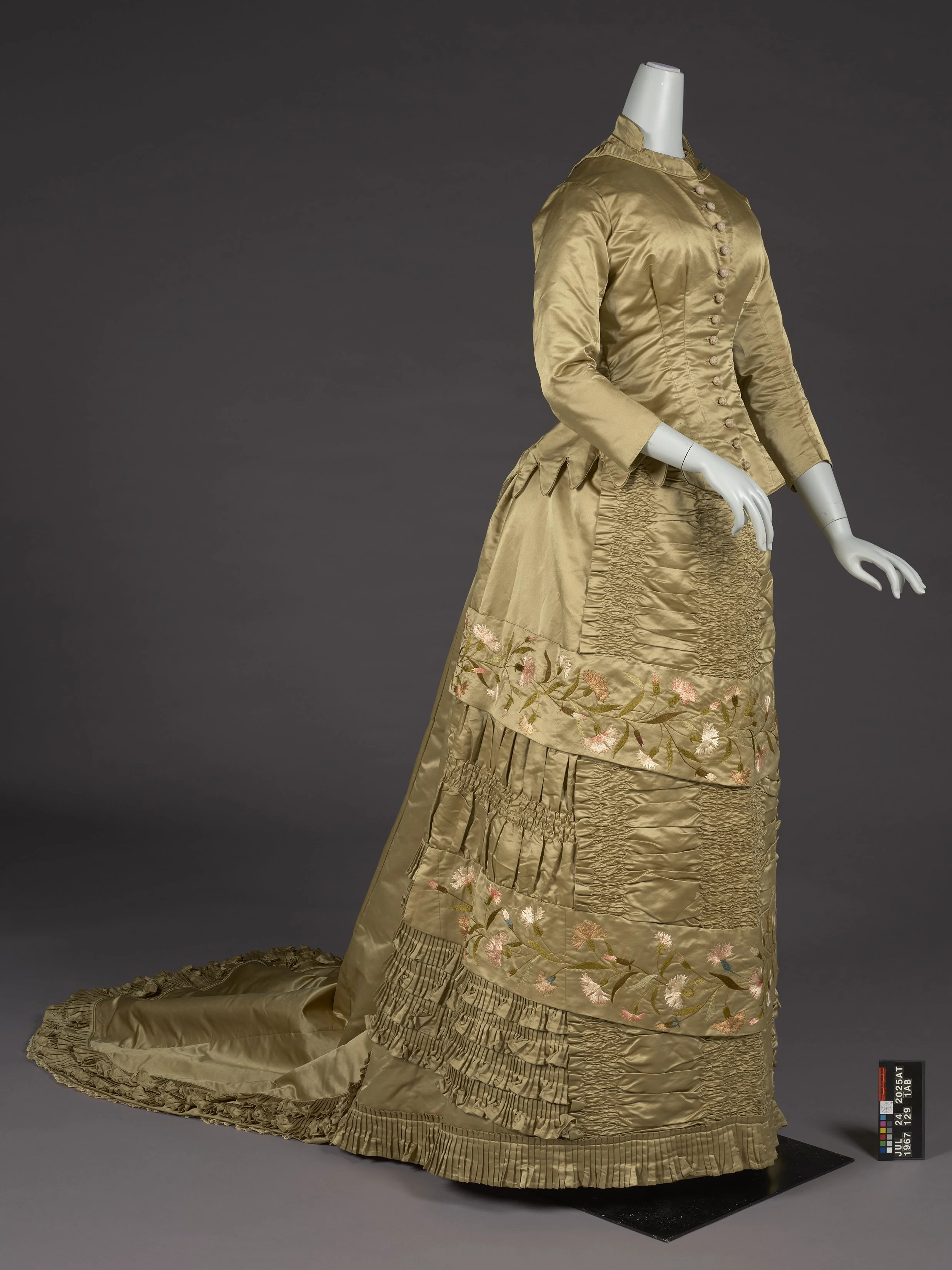 c. 1883 Art Needlework Dress