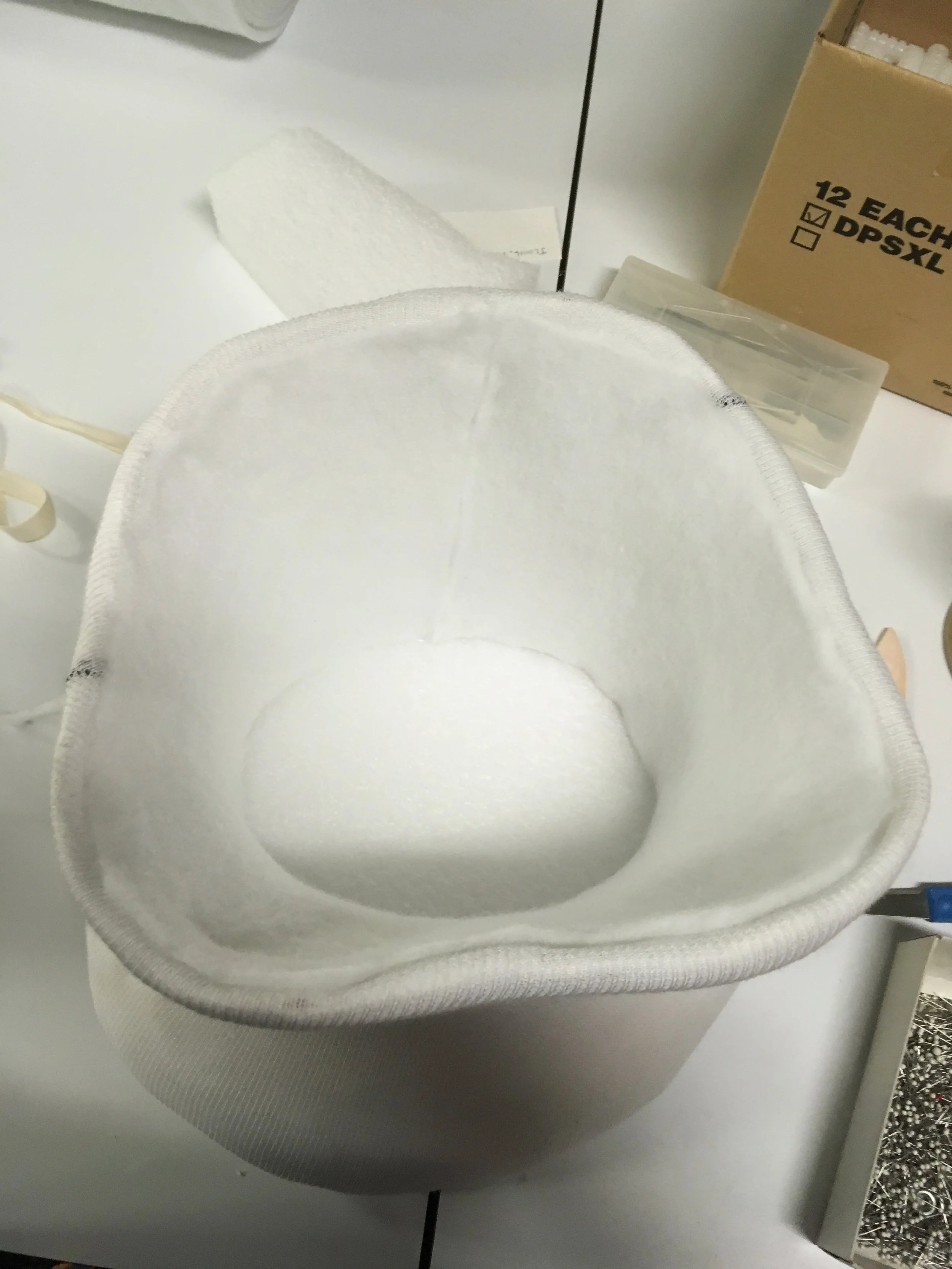 Finished the interior with an Ethafoam plug (to hold the stand) and foam.