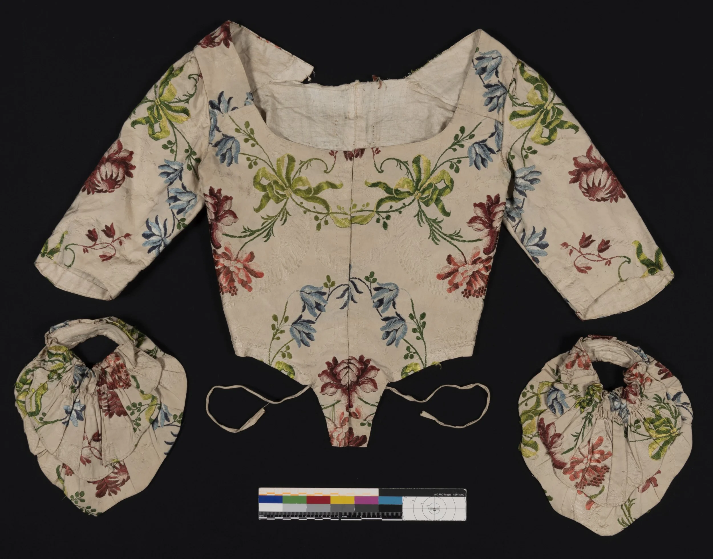 c. 1775-1785 Closed Front Robe à la Française