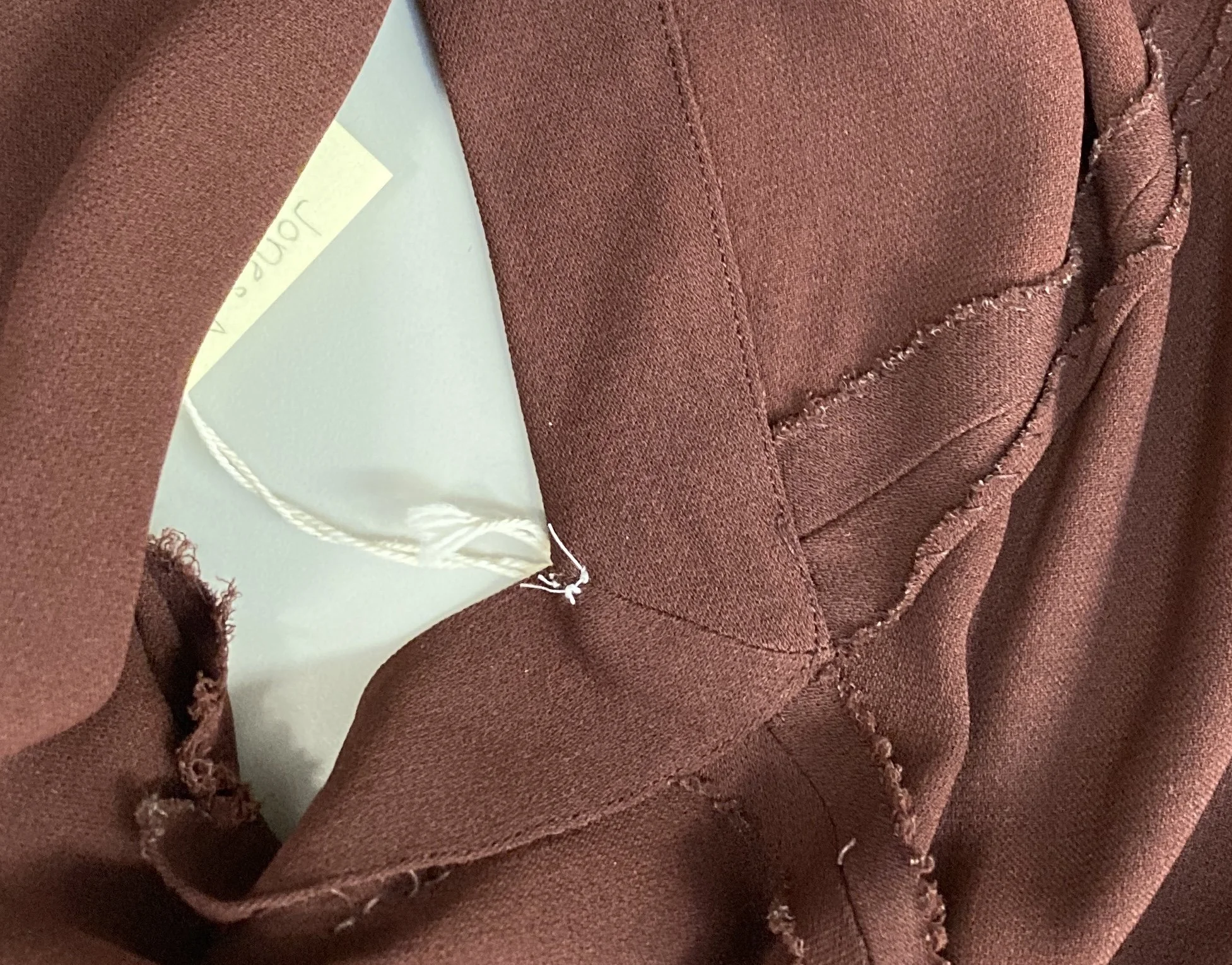 1998.21ab Original Underarm Seam Mitering