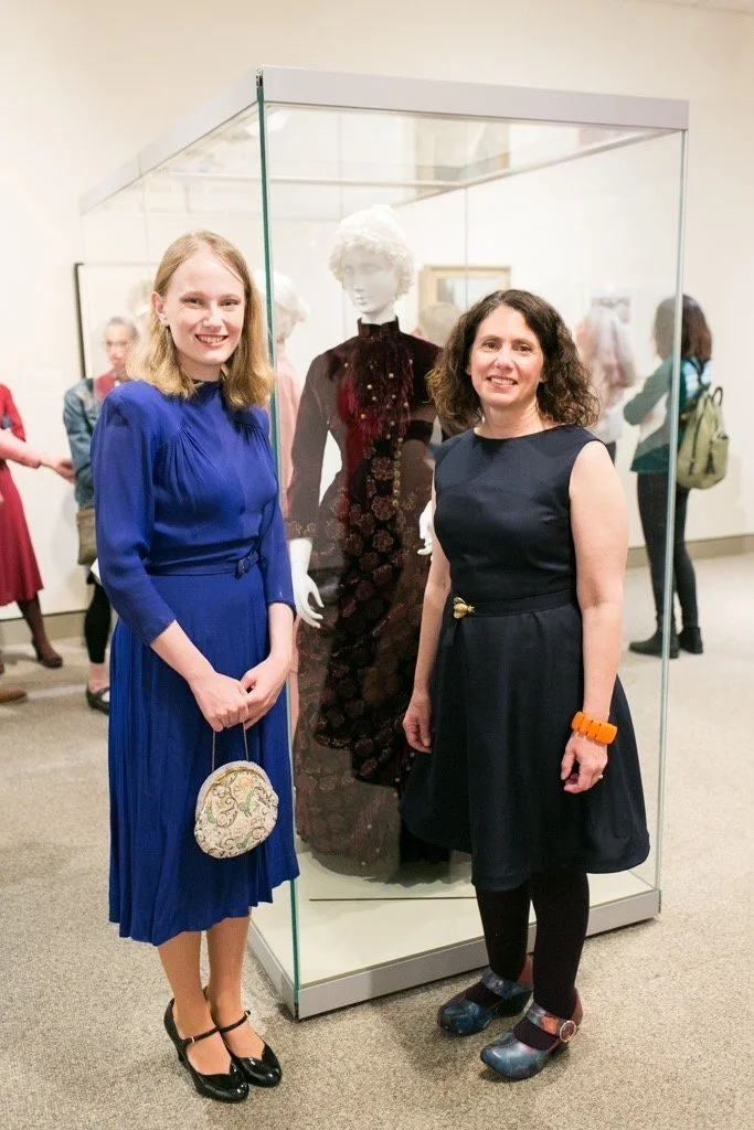 Admiring our great work at the gallery opening- feat. Ann Frisina