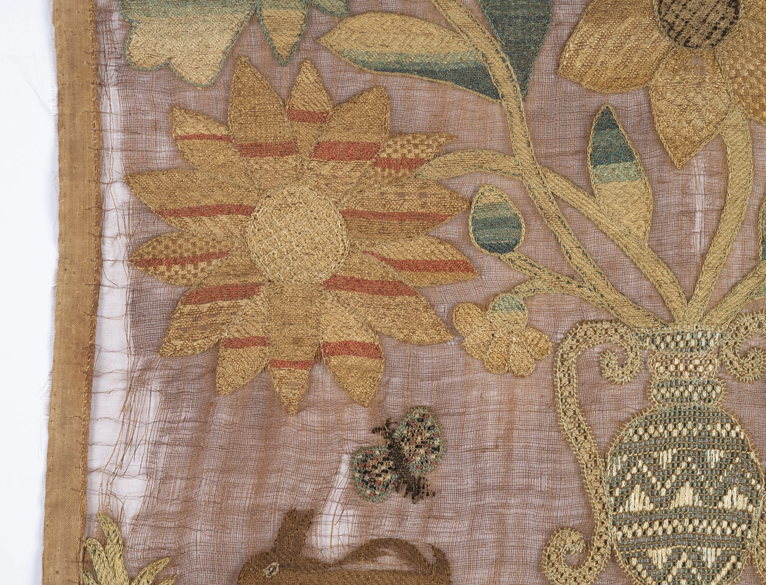 After Treatment, Front Conservation Stitching