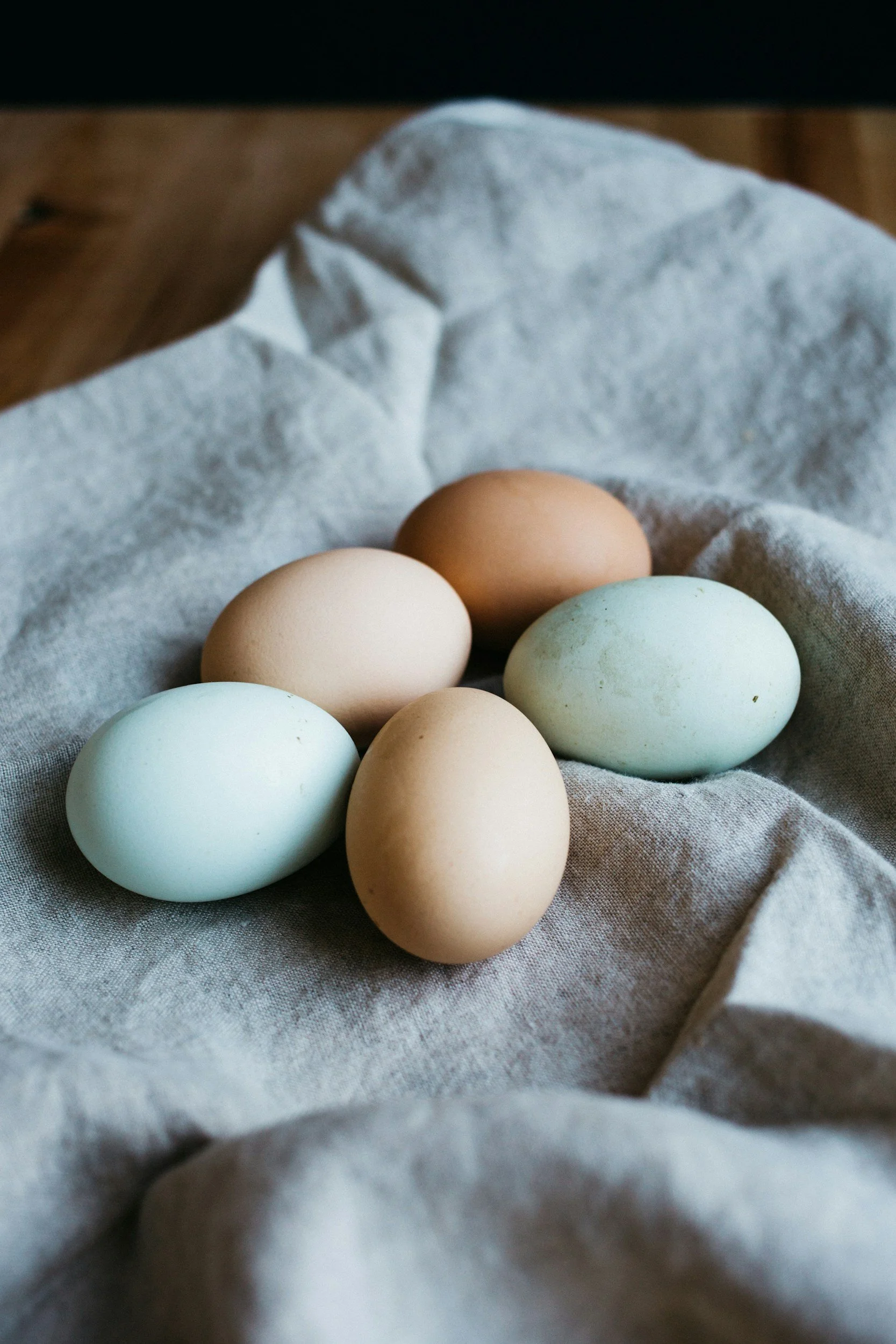 Pasture-Raised Eggs: (Organically raised chickens)