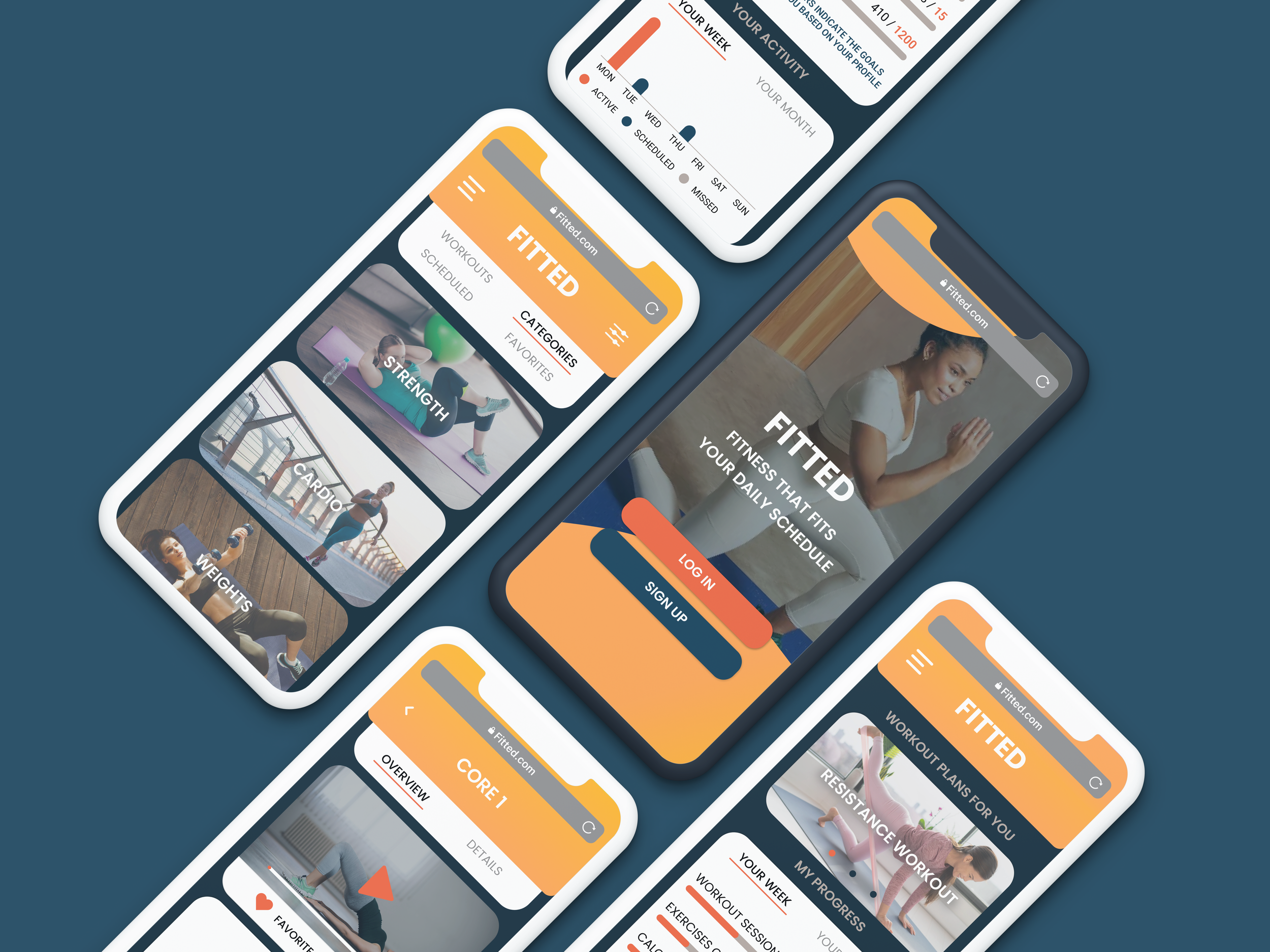 FITTED | Encourage people to get fit, by providing routines, guides, and info