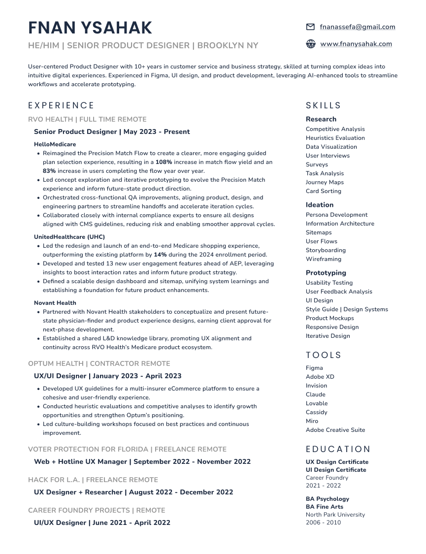 Fnan Resume