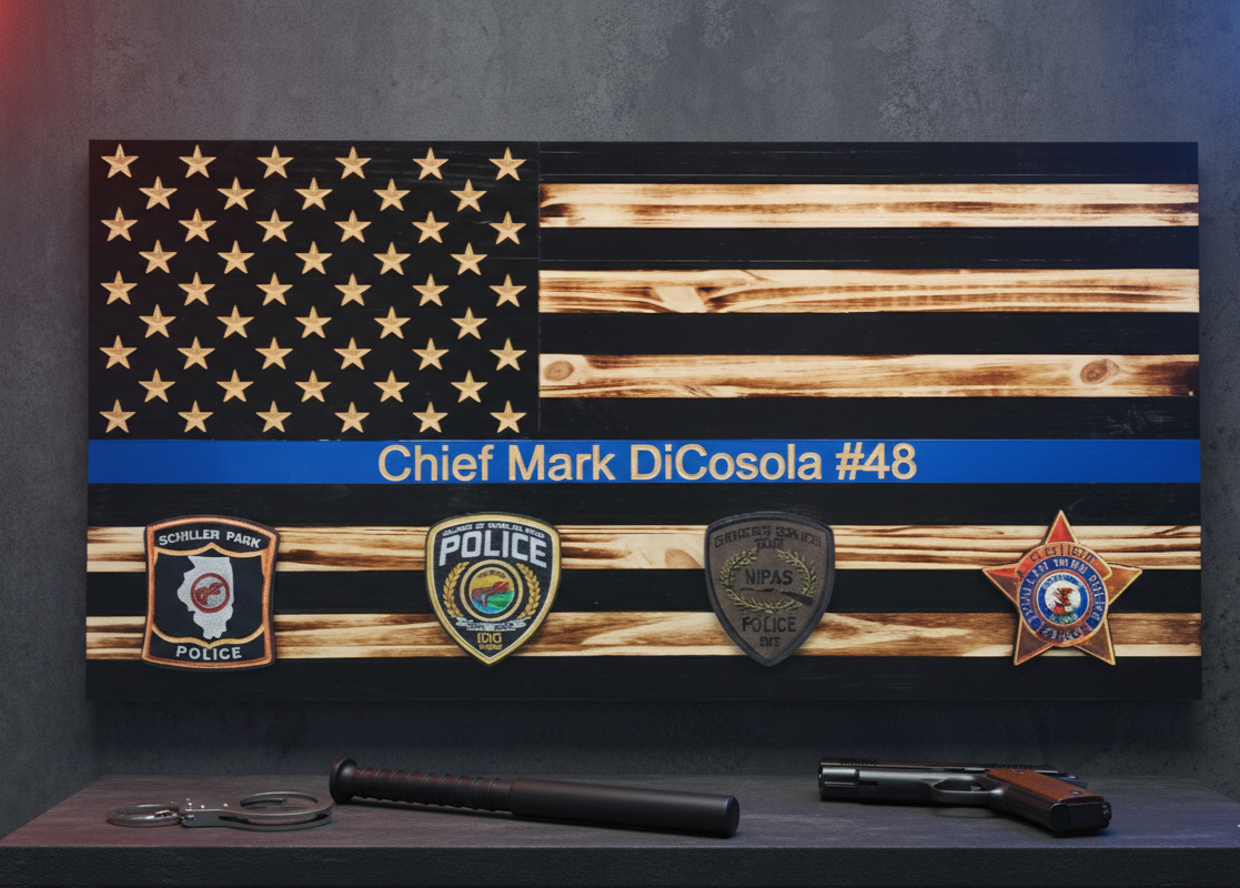 Custom Blueline Flags