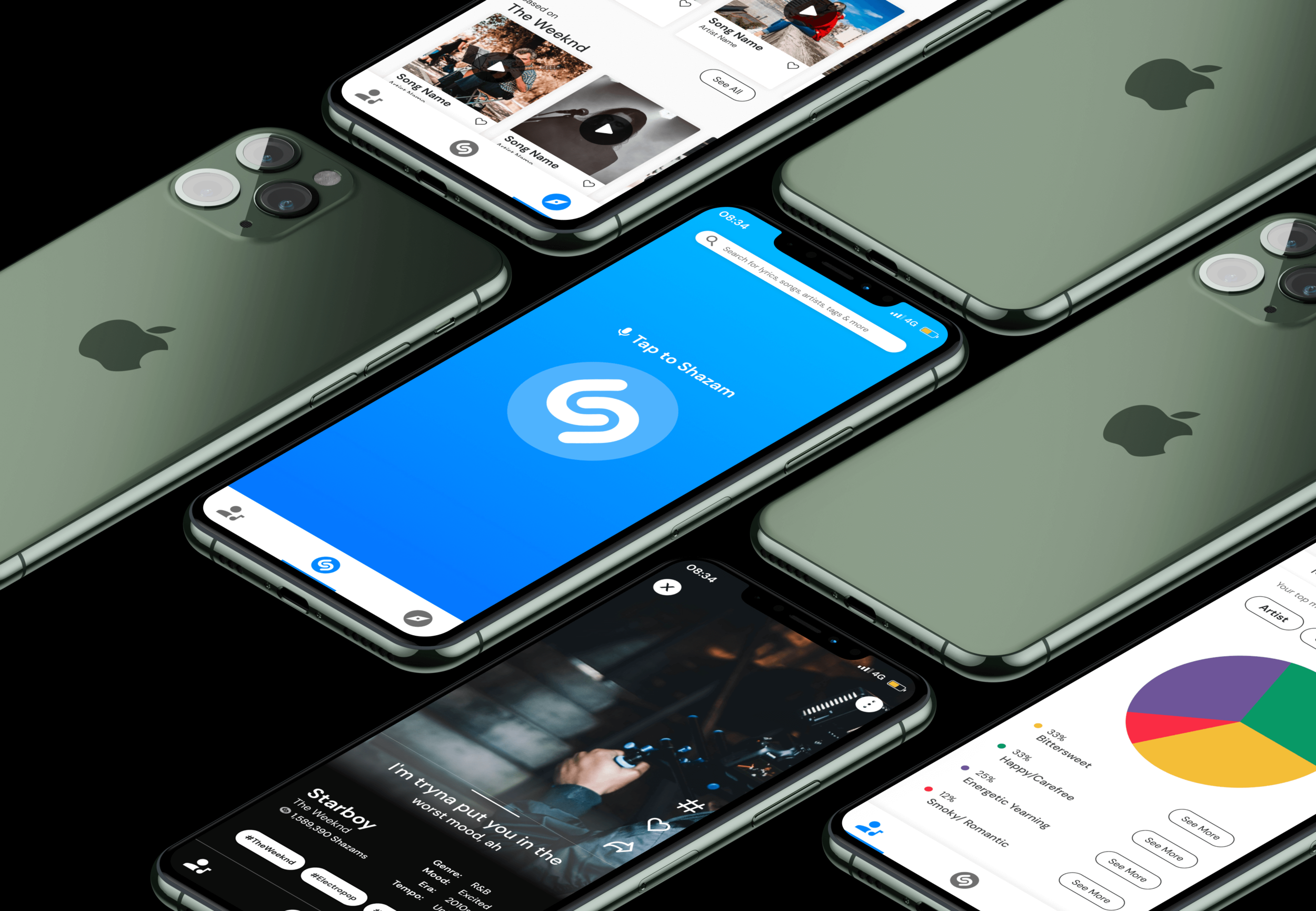 Shazam Mobile App Redesign — Stephanie R. Miller