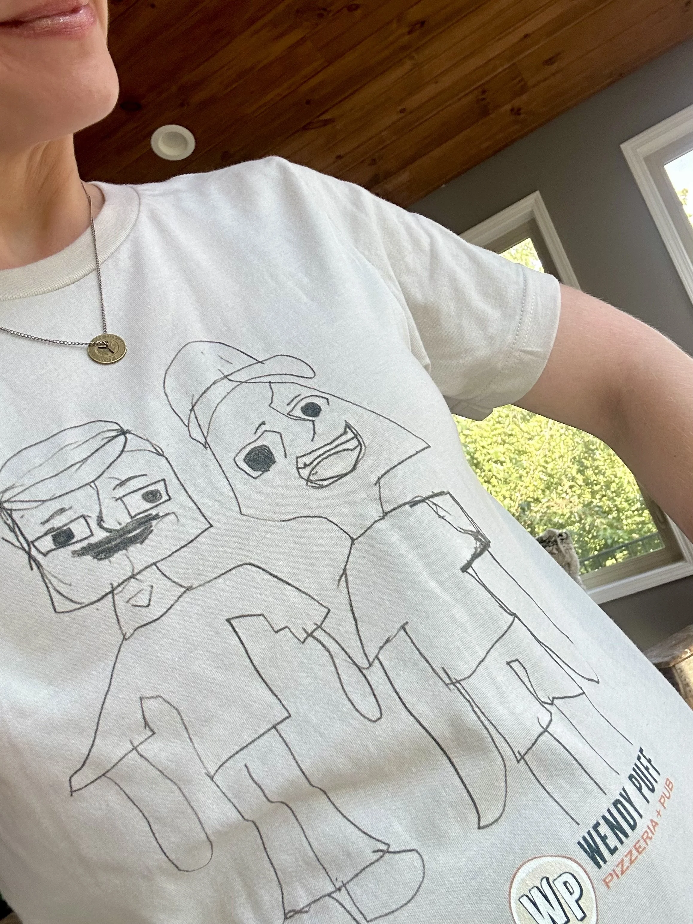 Pretendly x Wendy Puff: Unisex T-Shirt ("Bros Making Puffs") Heather Dust