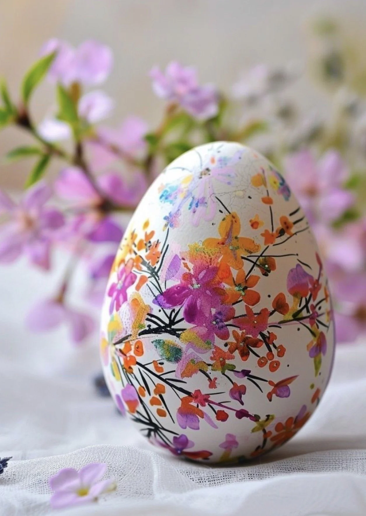 Multi gemstone pear cluster ring