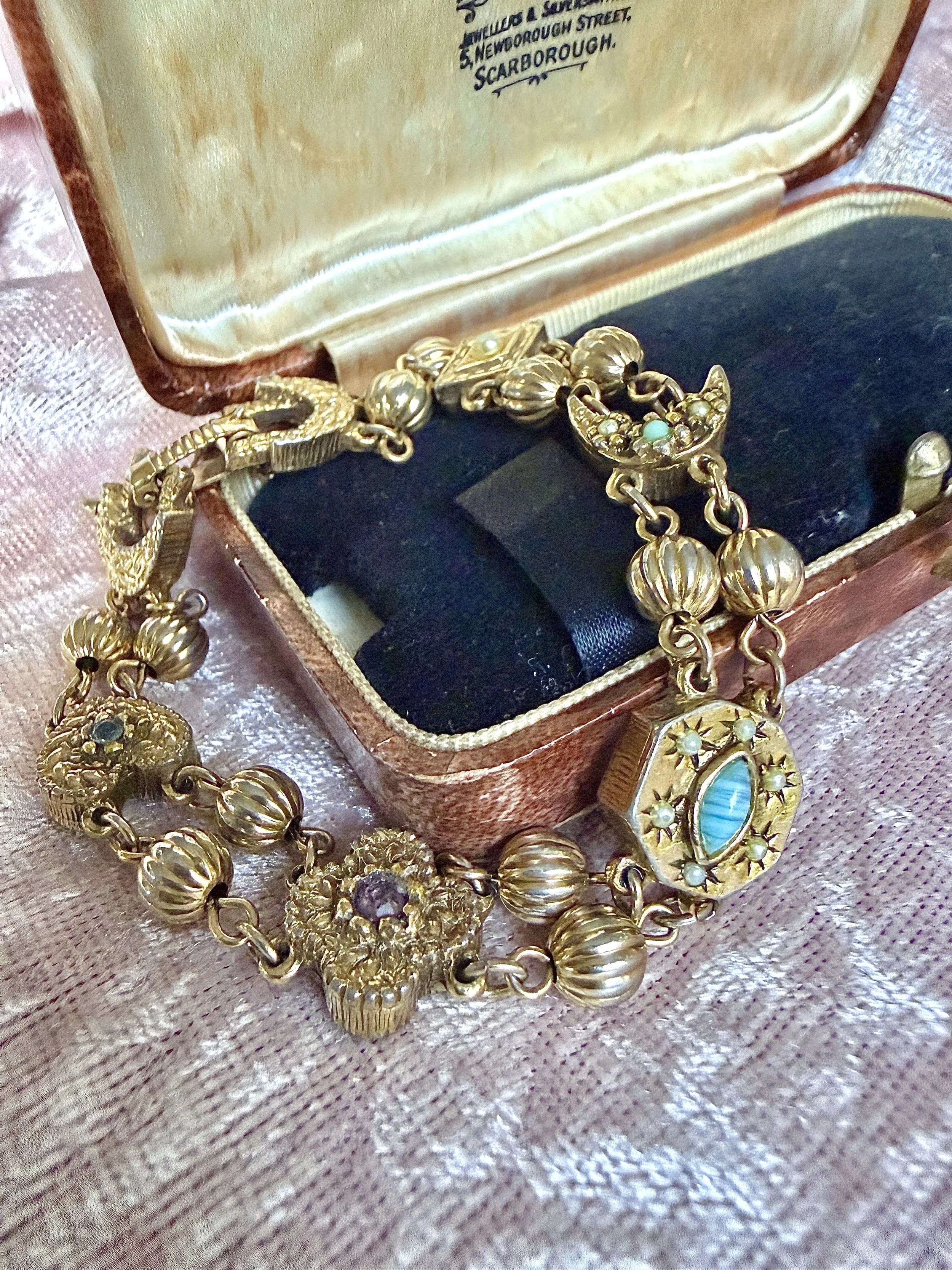 Antique gilt bracelet
