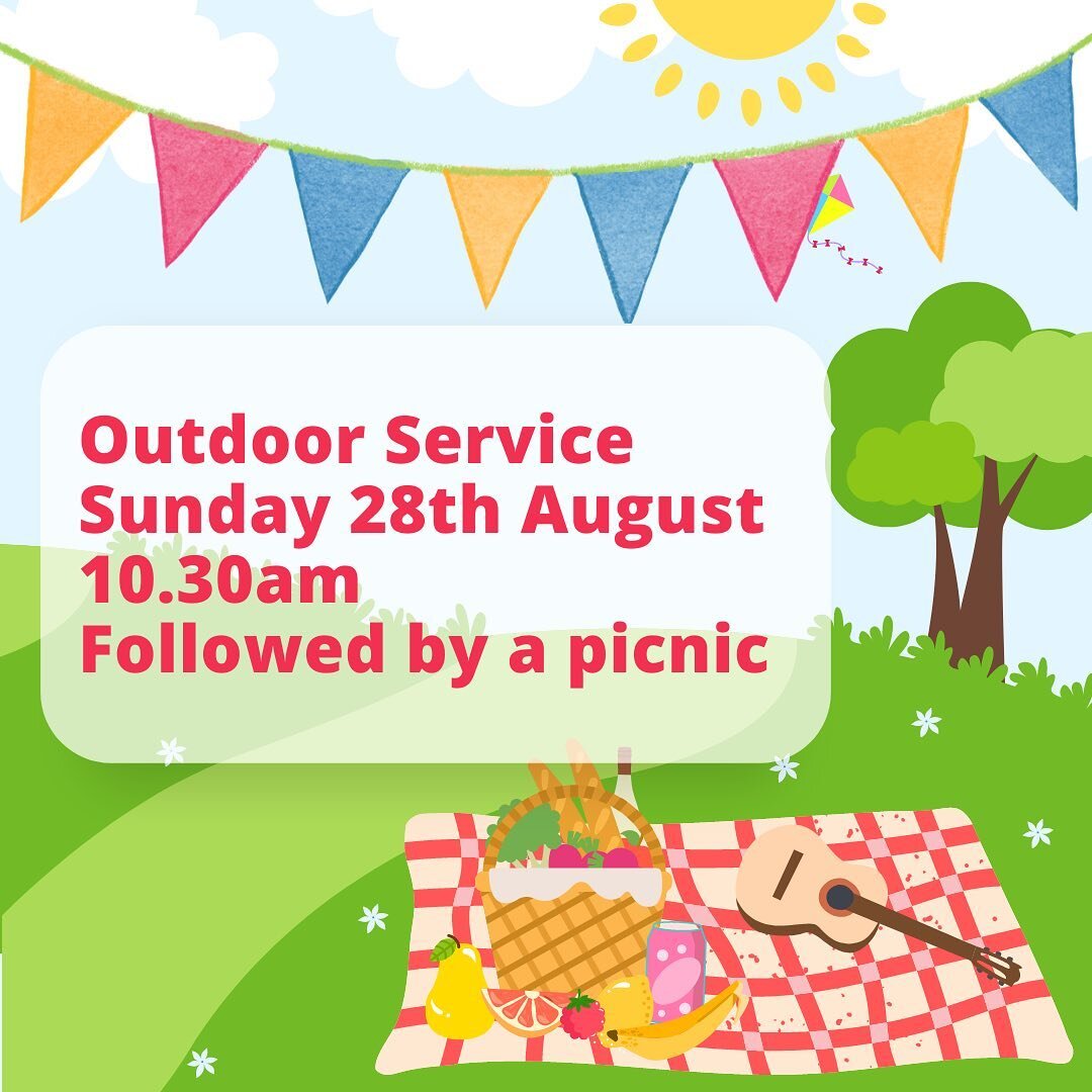 Just a last reminder we have one service tomorrow - an 'everyone together' outdoor service at 10.30am, followed by a picnic! 

It is the Pix family's last Sunday with us before they take their next step in the new adventure God is calling them into. 
