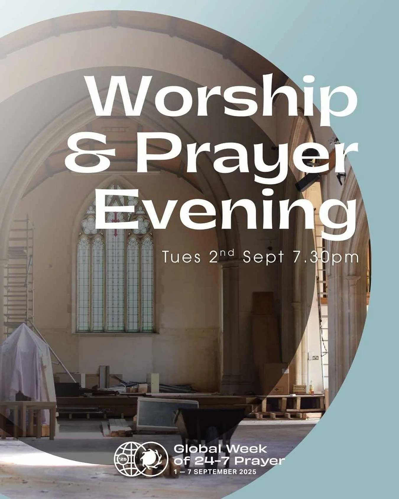 We're meeting at 7.30pm tonight to worship and pray together. You are so welcome to join us!