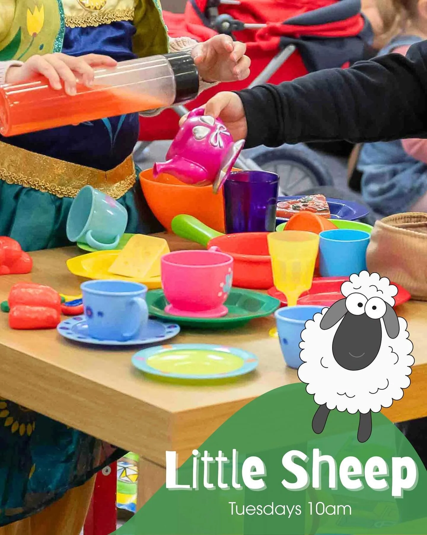 Little Sheep, our pre-school/babies/toddler group starts up again NEXT Tuesday at 10am (16th September). We're looking forward to seeing you!
