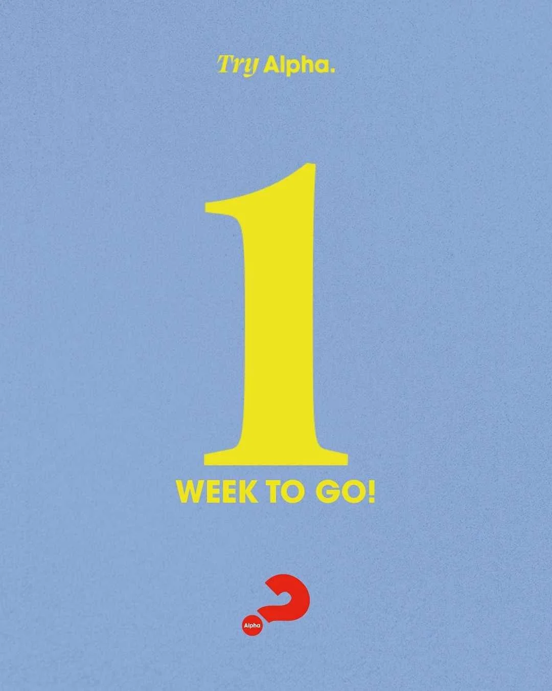 One week until ALPHA! If you have questions about life, faith, meaning and purpose check out Alpha! 

https://www.stmarys-ferndown.org.uk/alpha