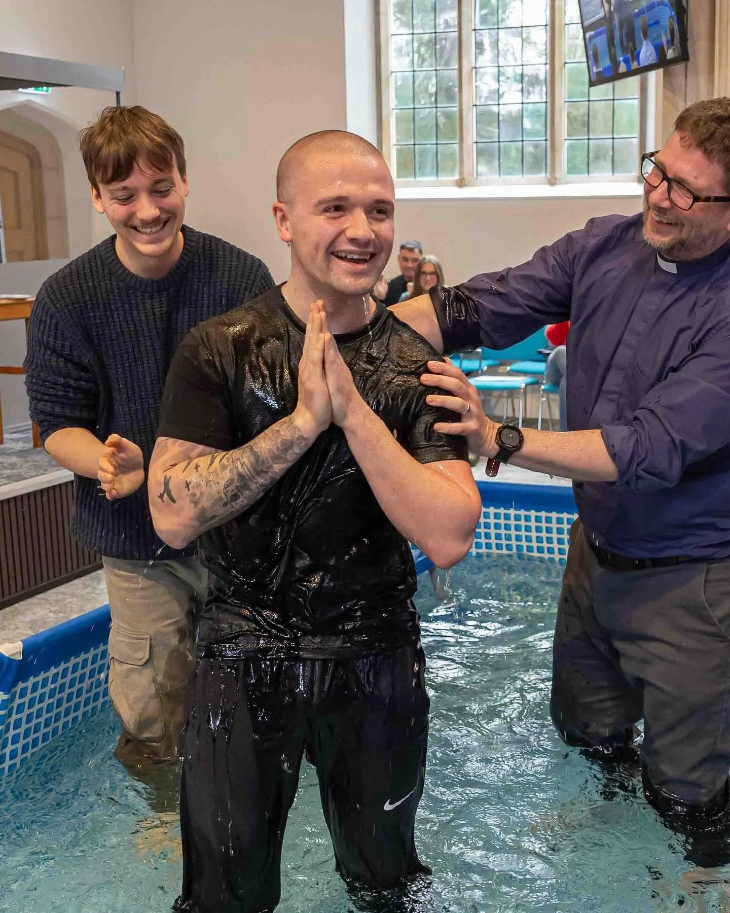 Our next baptisms will be happening on Sunday 24th May - Pentecost! If you're interested in being baptised or would just like to know more about baptism, have a chat with Dom or Oli.