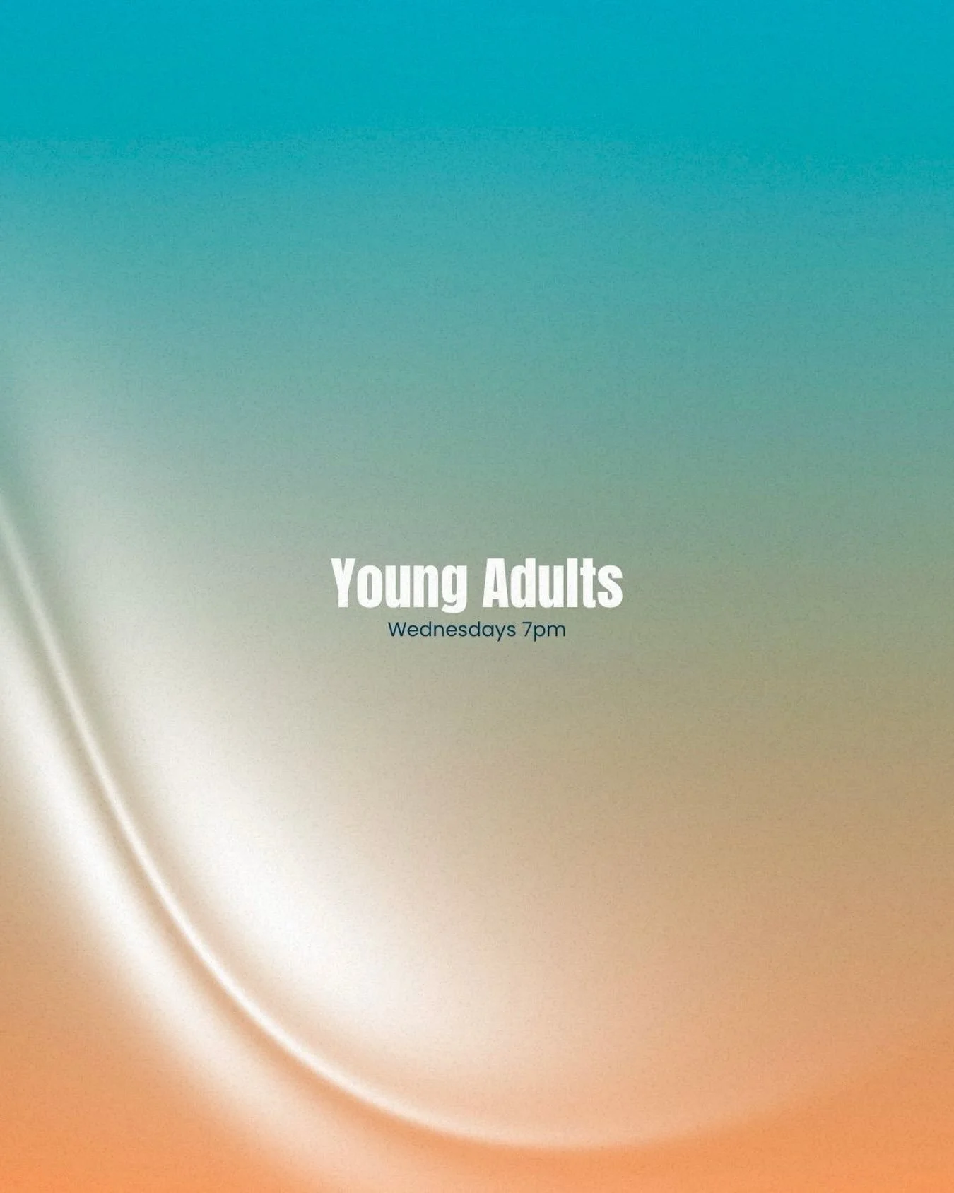 If you&rsquo;re 18-30, you would be so welcome to join us at 7pm on Wednesday evenings for Young Adults. 
It&rsquo;s be a great opportunity to connect in friendships, grow in faith and have loads of fun along the way. And food. There&rsquo;s always f