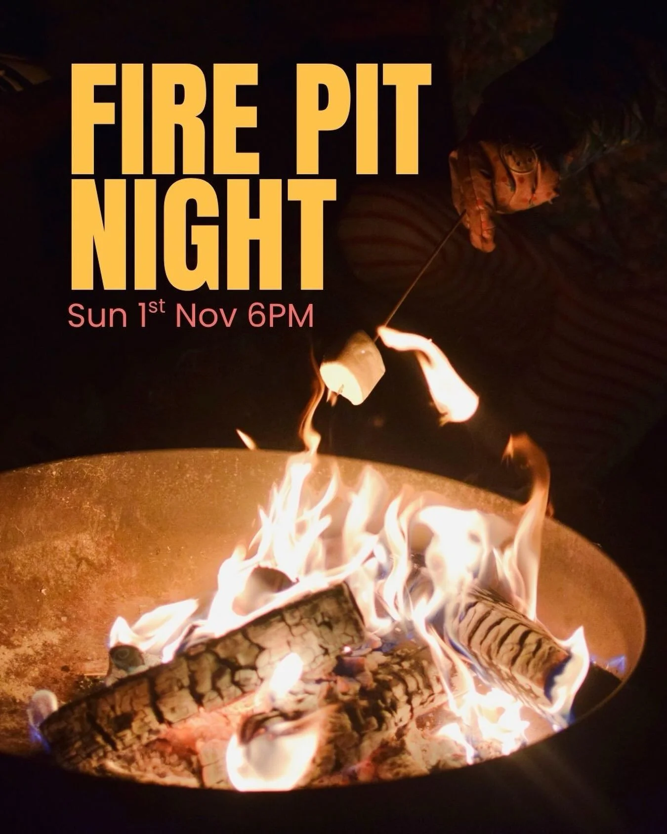 Fire Pit Night - this Sunday! 🔥