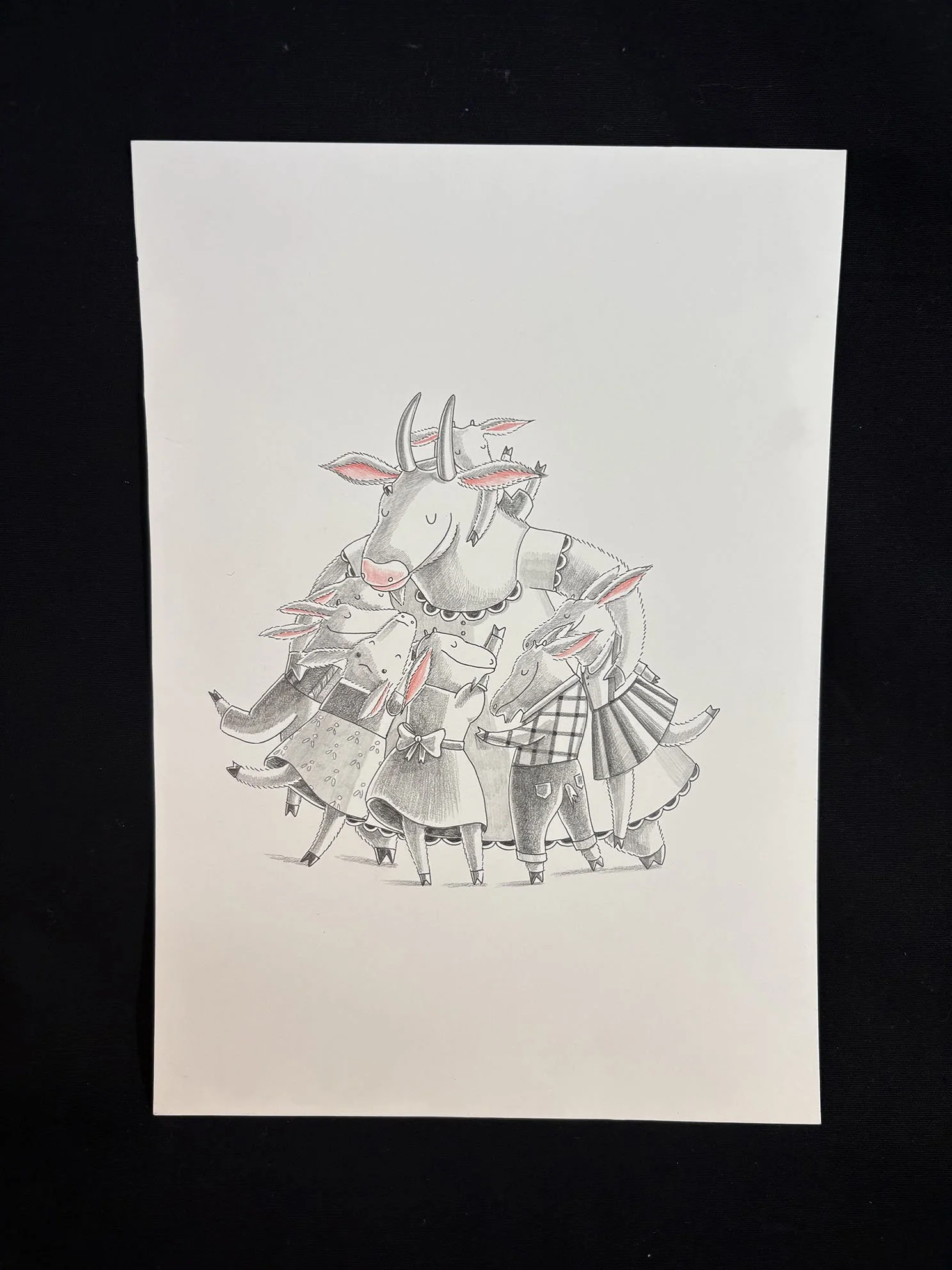 Les 7 petits chevreaux - Le calin