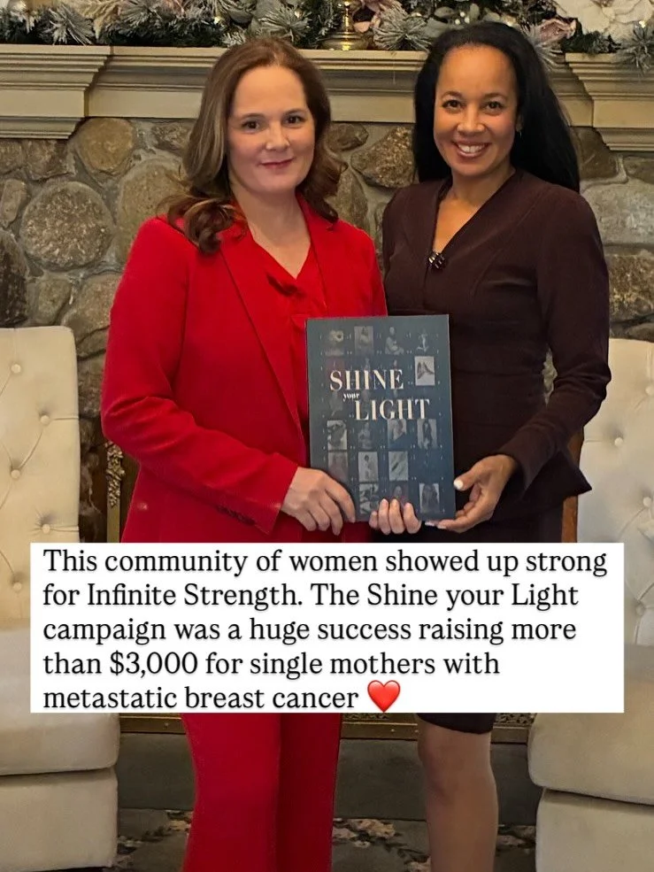 For the past year we have been photographing women who not only wanted beautiful portraits but who were also moved to give back. 

Enter our nonprofit of choice: Infinite Strength @strengthforhealing and their mission to give emotional and financial 