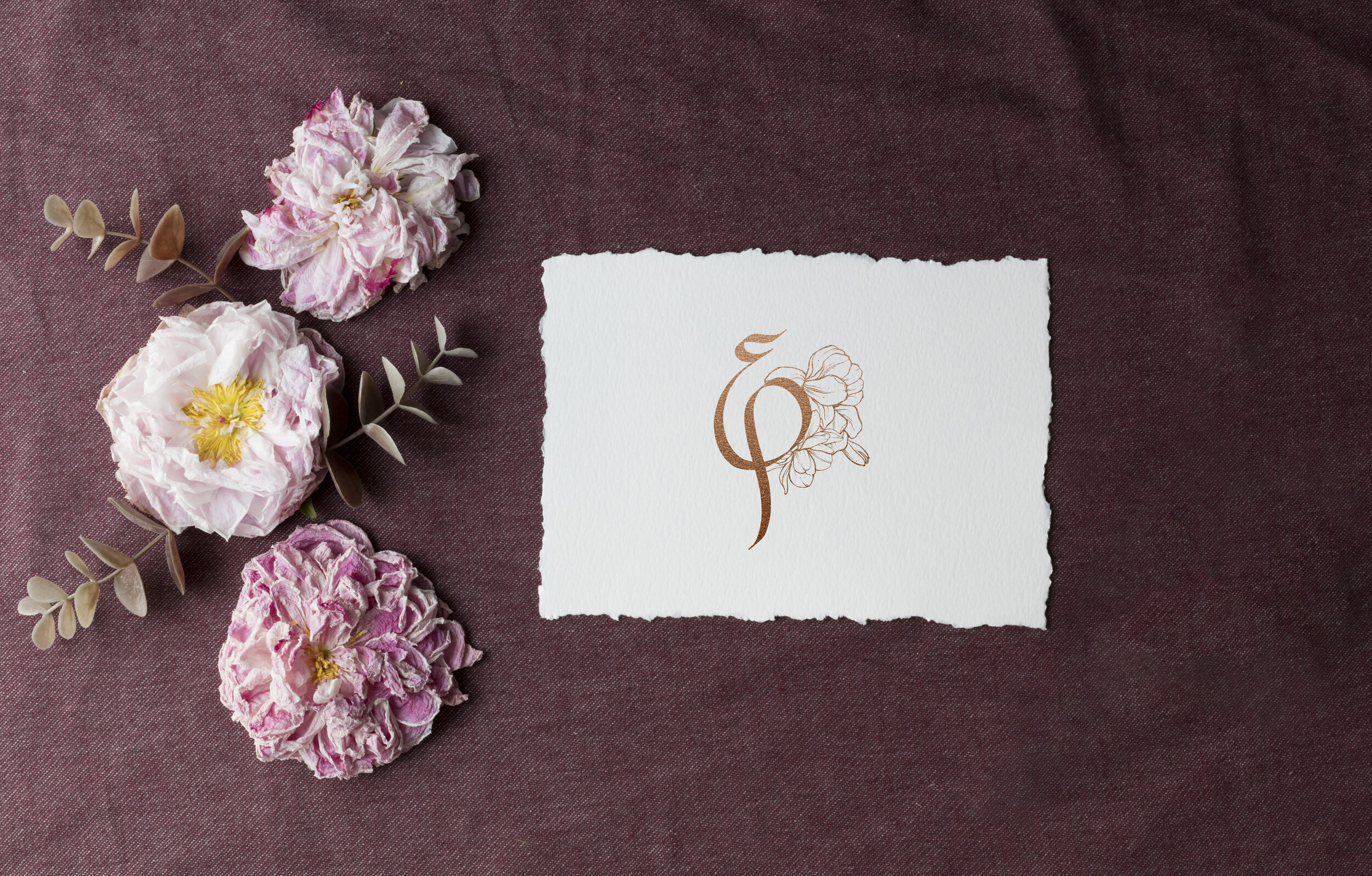 Wedding Monogram - أ+ع
