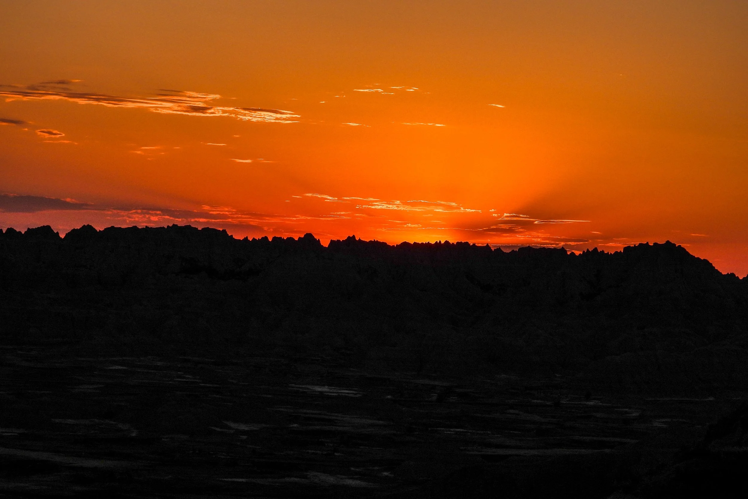 Sunset in the Badlands - Maurice Weaver