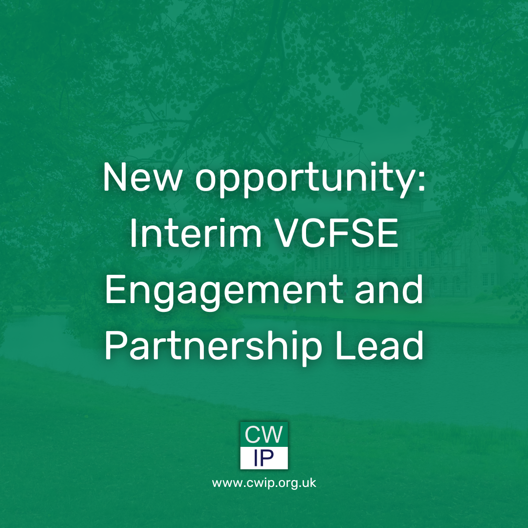 New opportunity: Interim VCFSE Engagement and Partnership Lead