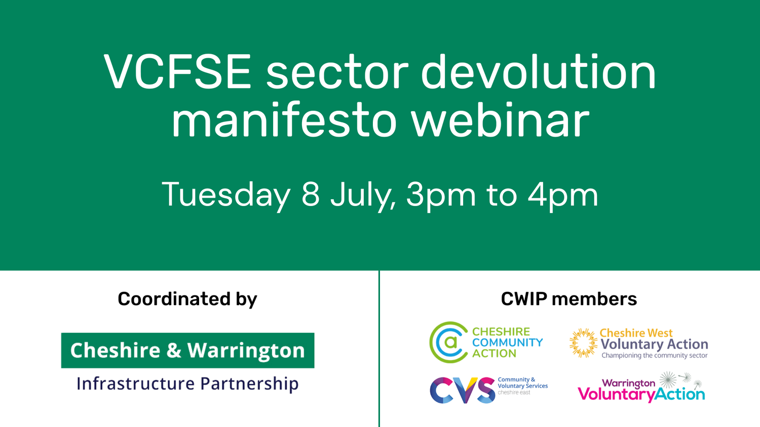 Join us for our Devolution Manifesto Webinar — Cheshire and Warrington ...