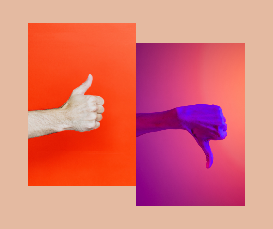 like, dislike, thumbs up, thumbs down, bright background, thumb