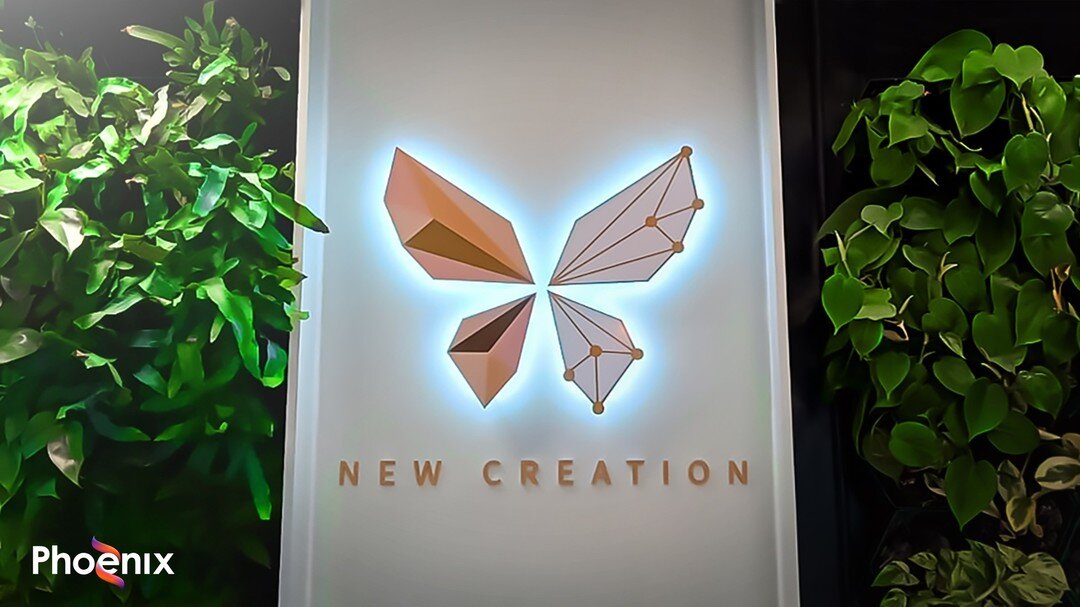 We just love all the possibilities that come with signage!
Beautiful piece done for @kim_williams_design and New Creation.

Always a pleasure to be a part of beautiful branding!

#design #signage #illuminate #butterfly #branding #interiordesign #cape