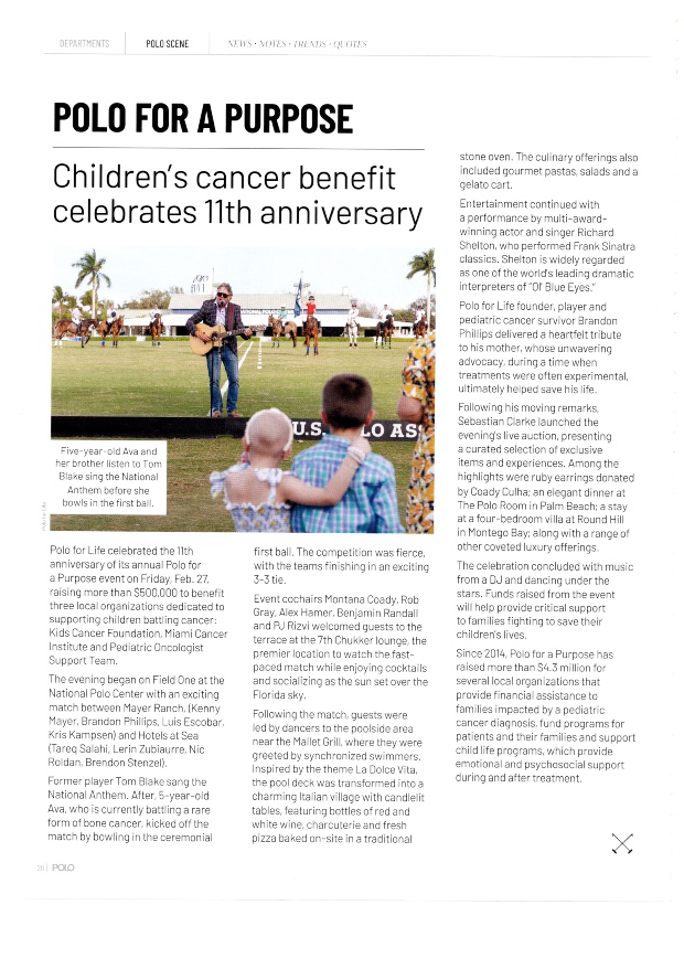 US polo magazine article