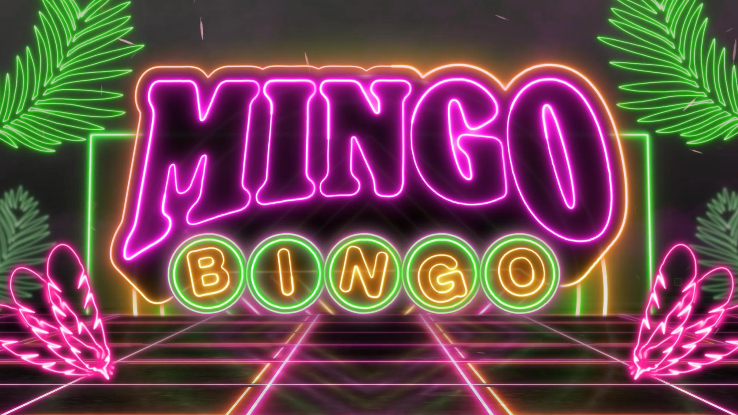 Still from Motion Graphics for Mingo Bingo, a live interactive bingo event spearheaded by Fever Up