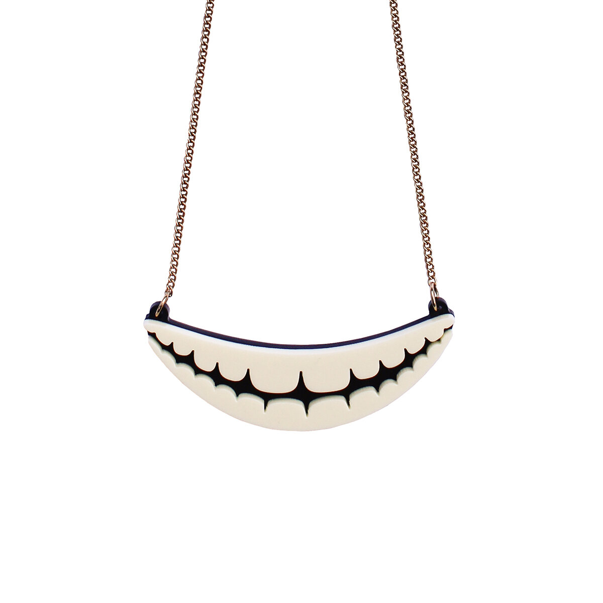  There is loads of excellent Tatty Devine jewellery in this collection but this one stands out for me because a) it will jolly up a black dress in an intriguing way and b) when you are forced once again to interact with colleagues of members of the p