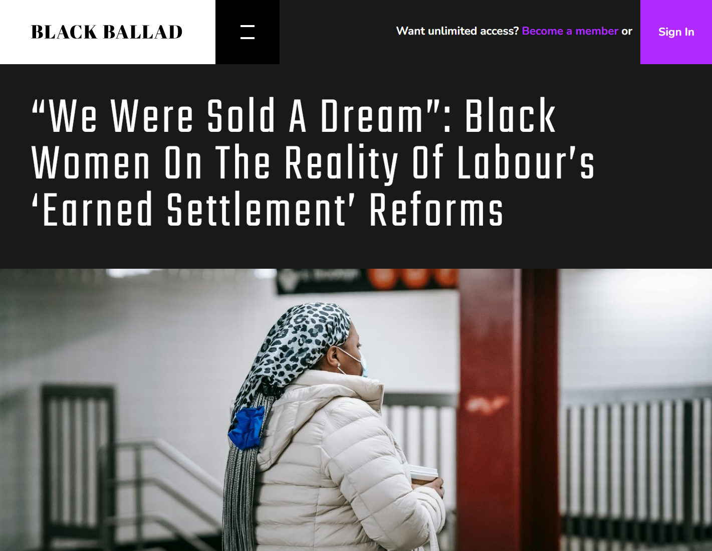 The Reality Behind “Earned Settlement” Reforms for Black Migrant Women