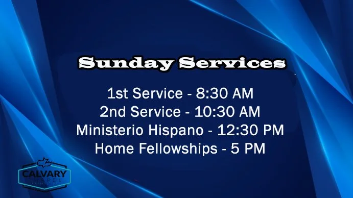 Sunday Services