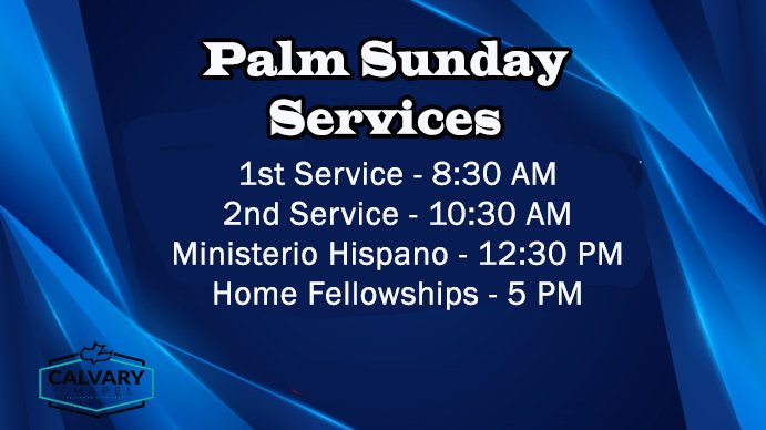 Sunday Services 