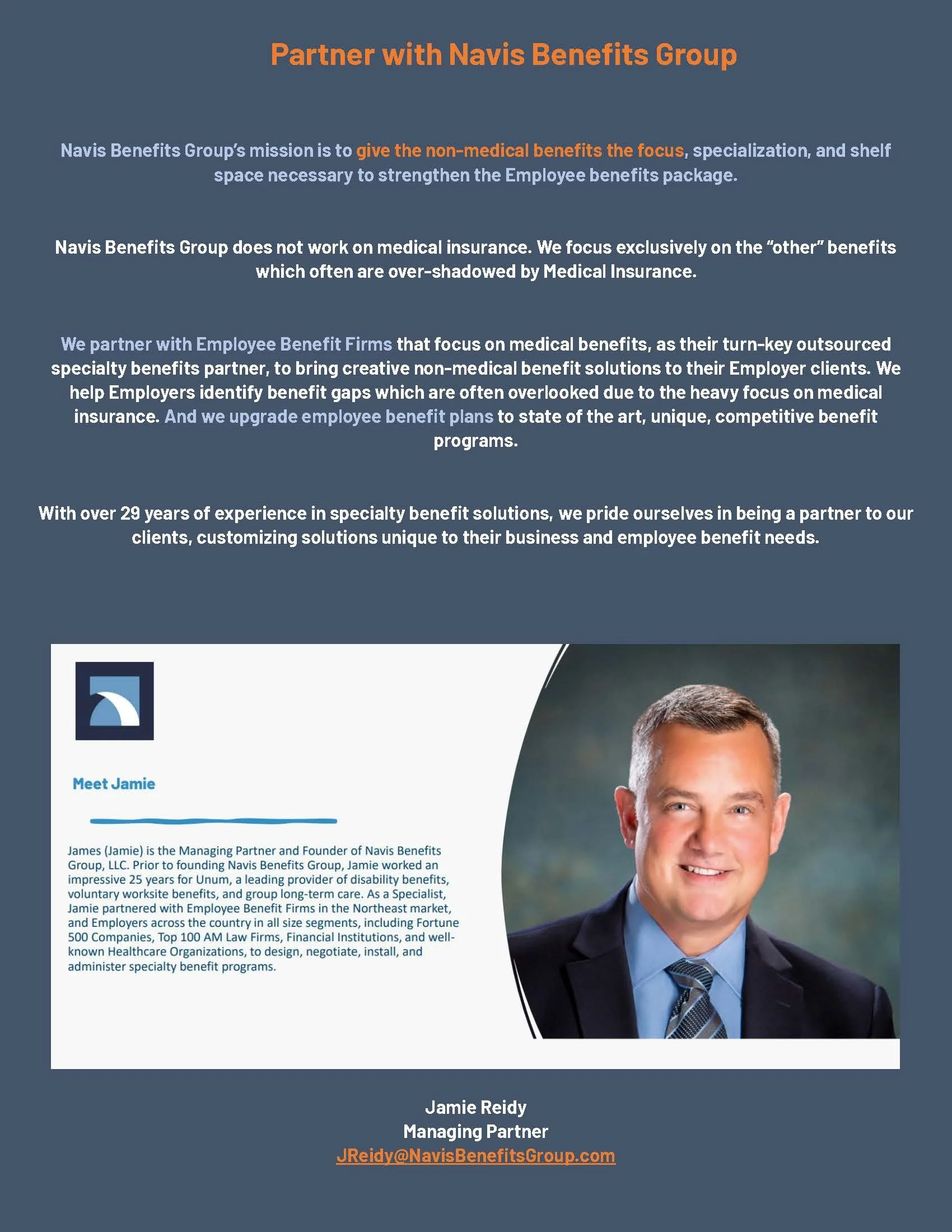 Partner with Navis Benefits Group